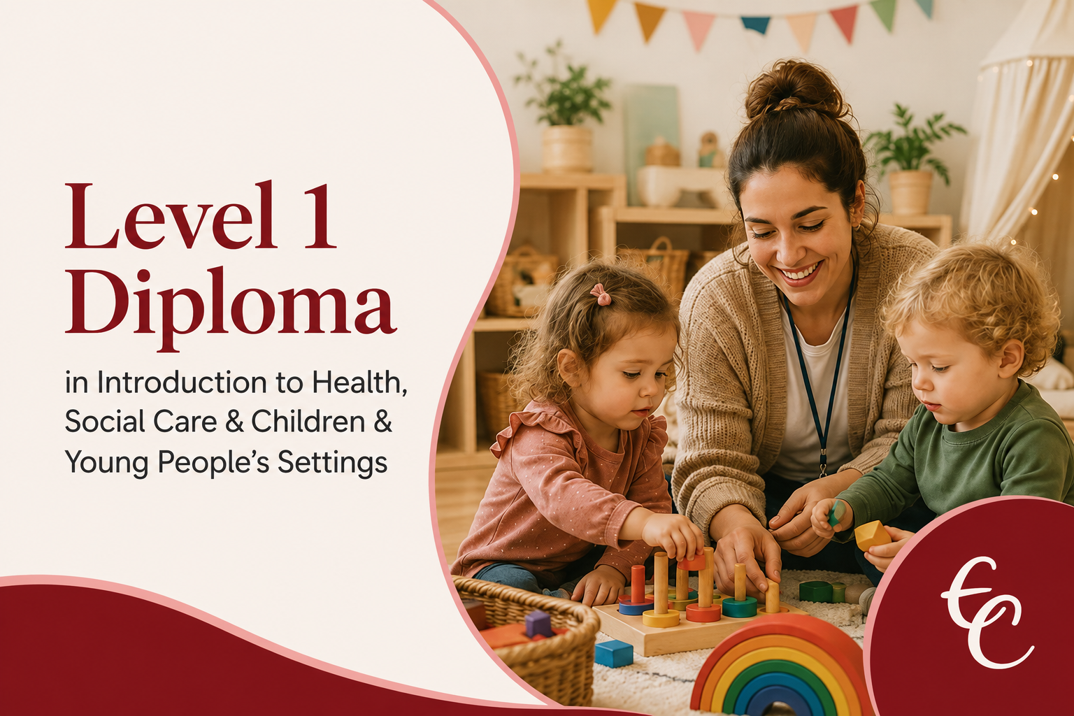 NCFE CACHE Level 1 Diploma in Introduction to Health, Social Care & Children & Young People's Settings