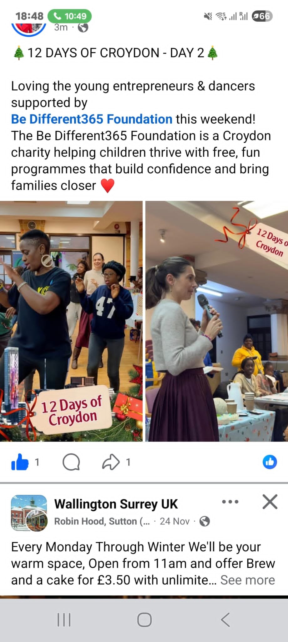 Croydon Counsellor for Waddon, Rowenna Davis attended and support the launching of the Be different365 Foundation Kid's Entrepreneurship project.