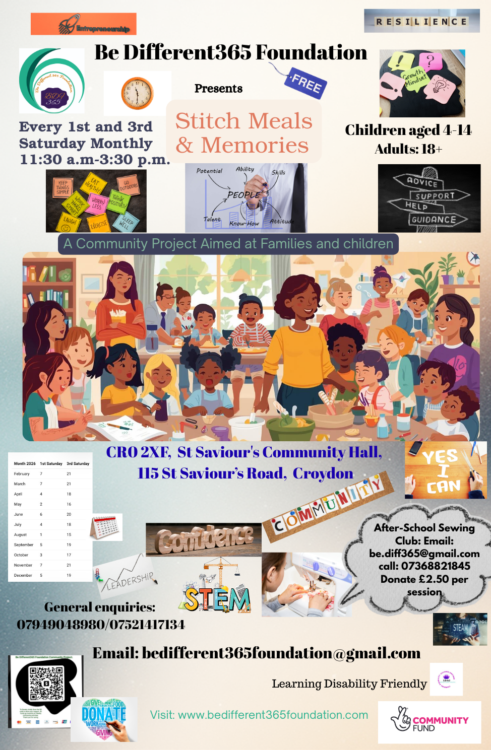 BD365 Foundation community initiative flyer