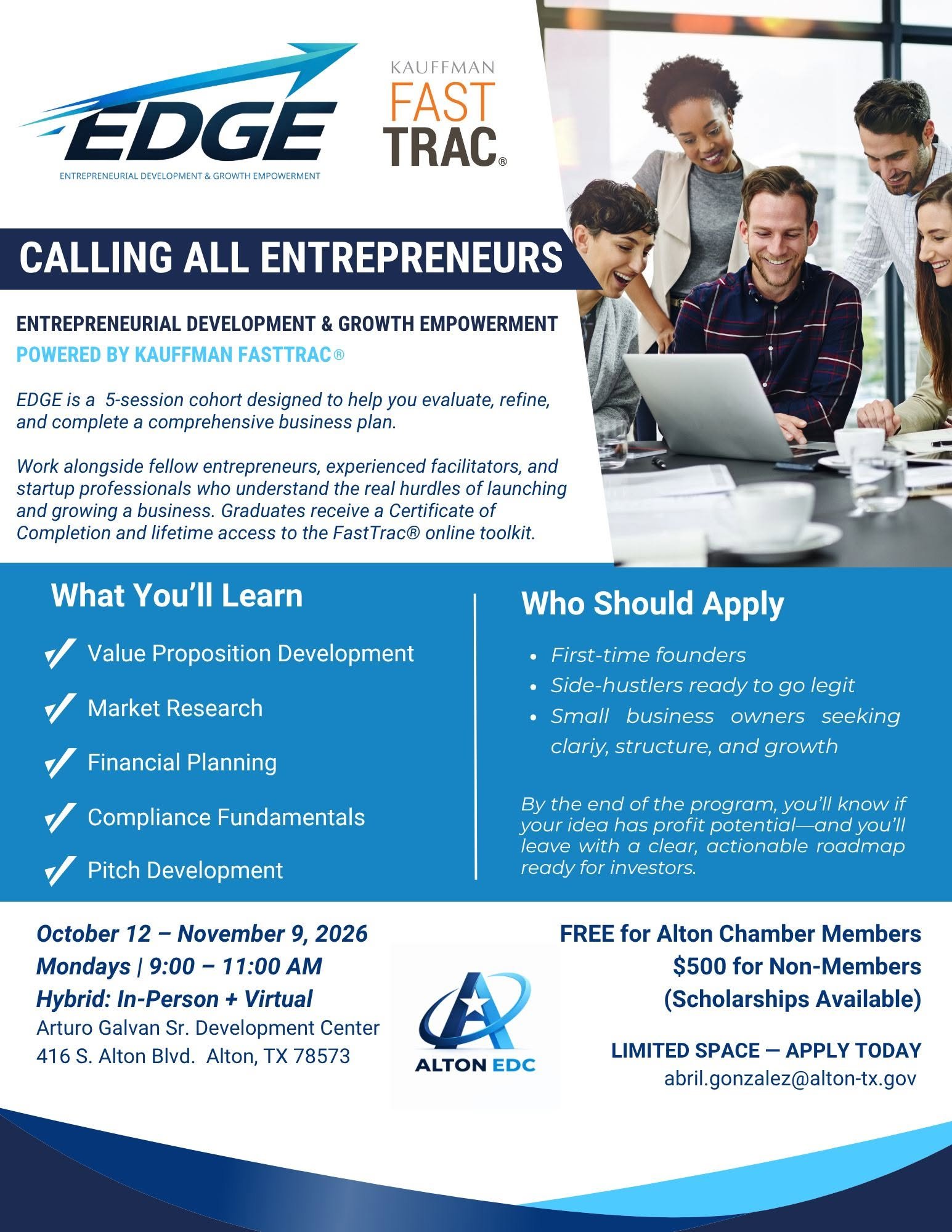 Third EDGE Entrepreneurship Cohort