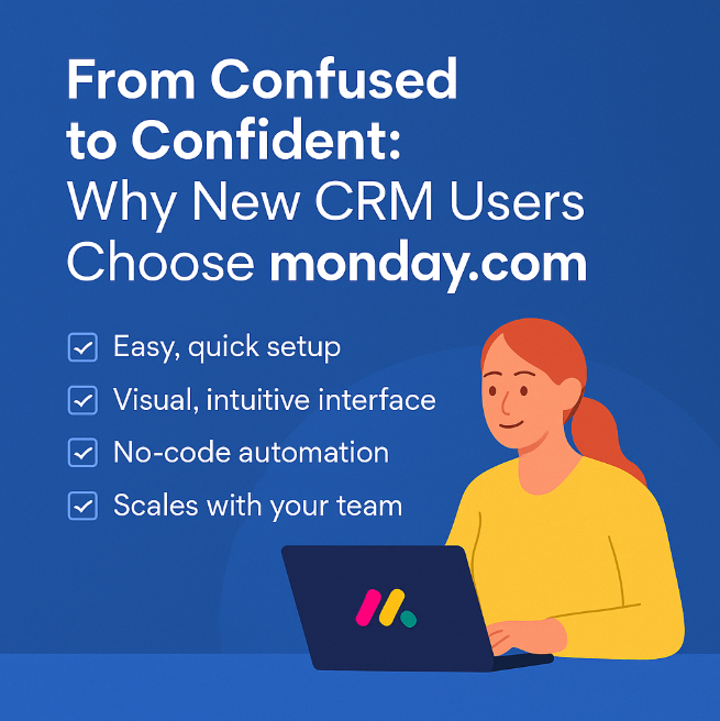From Confused to Confident: Why New CRM Users Choose Monday.com