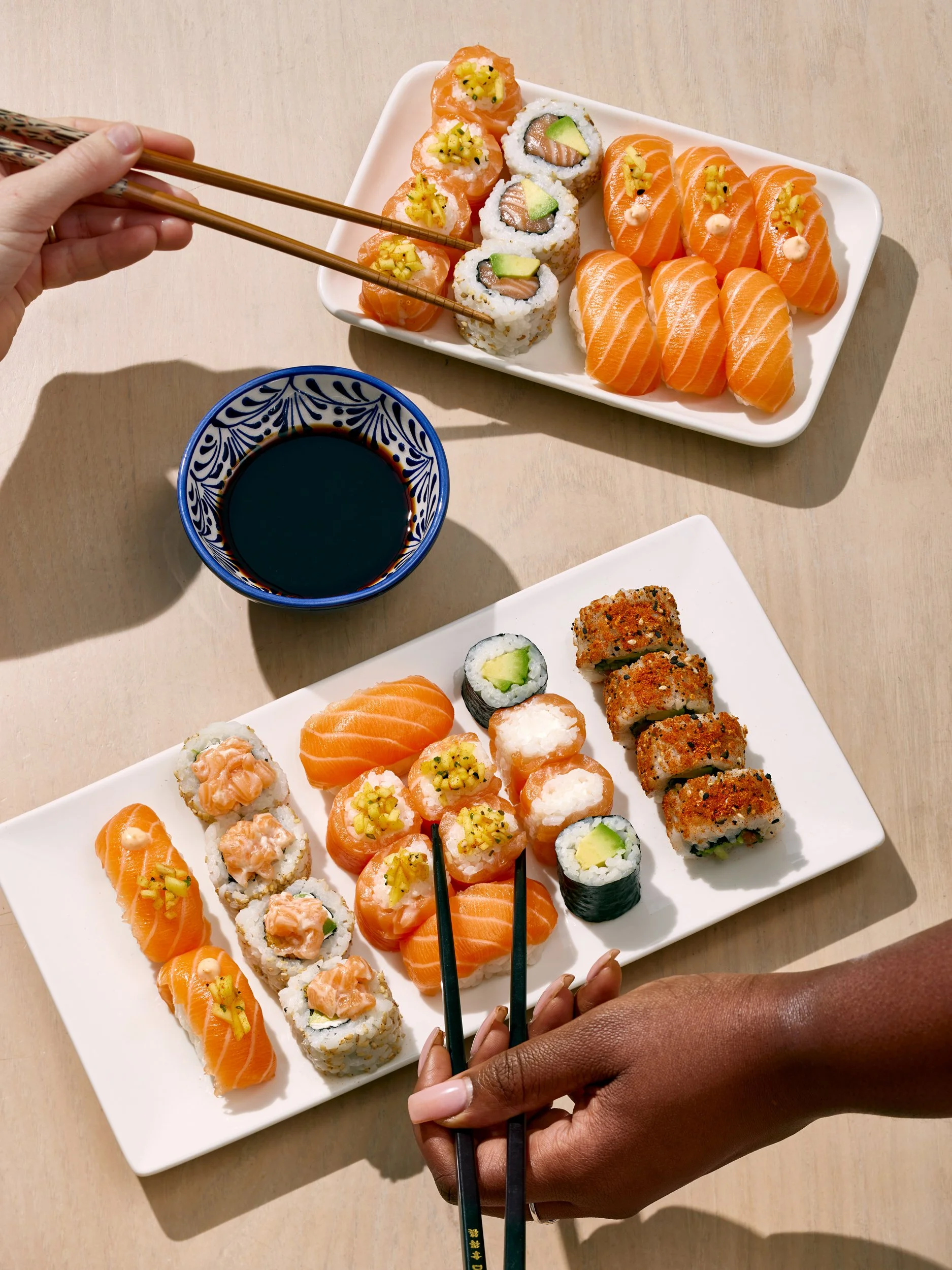 Edward Fury Food Photographer Sushi Daily Platters and chopsticks.jpg