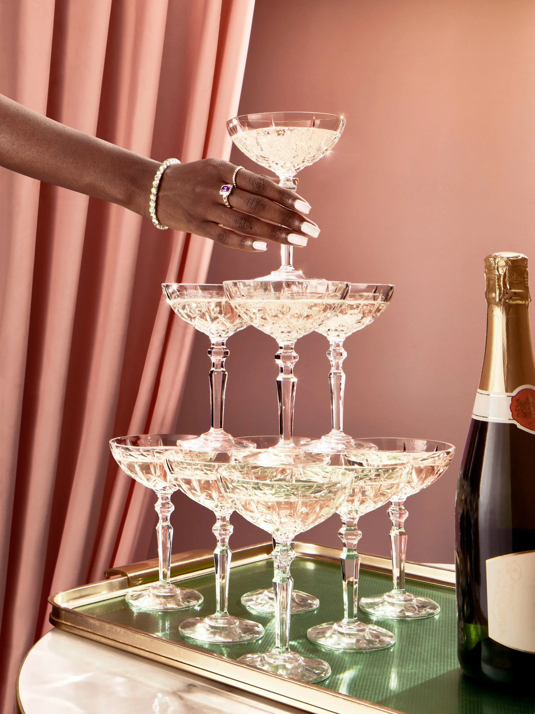 Edward Fury Drinks Photographer RETRO CHAMPAGNE TOWER.jpg