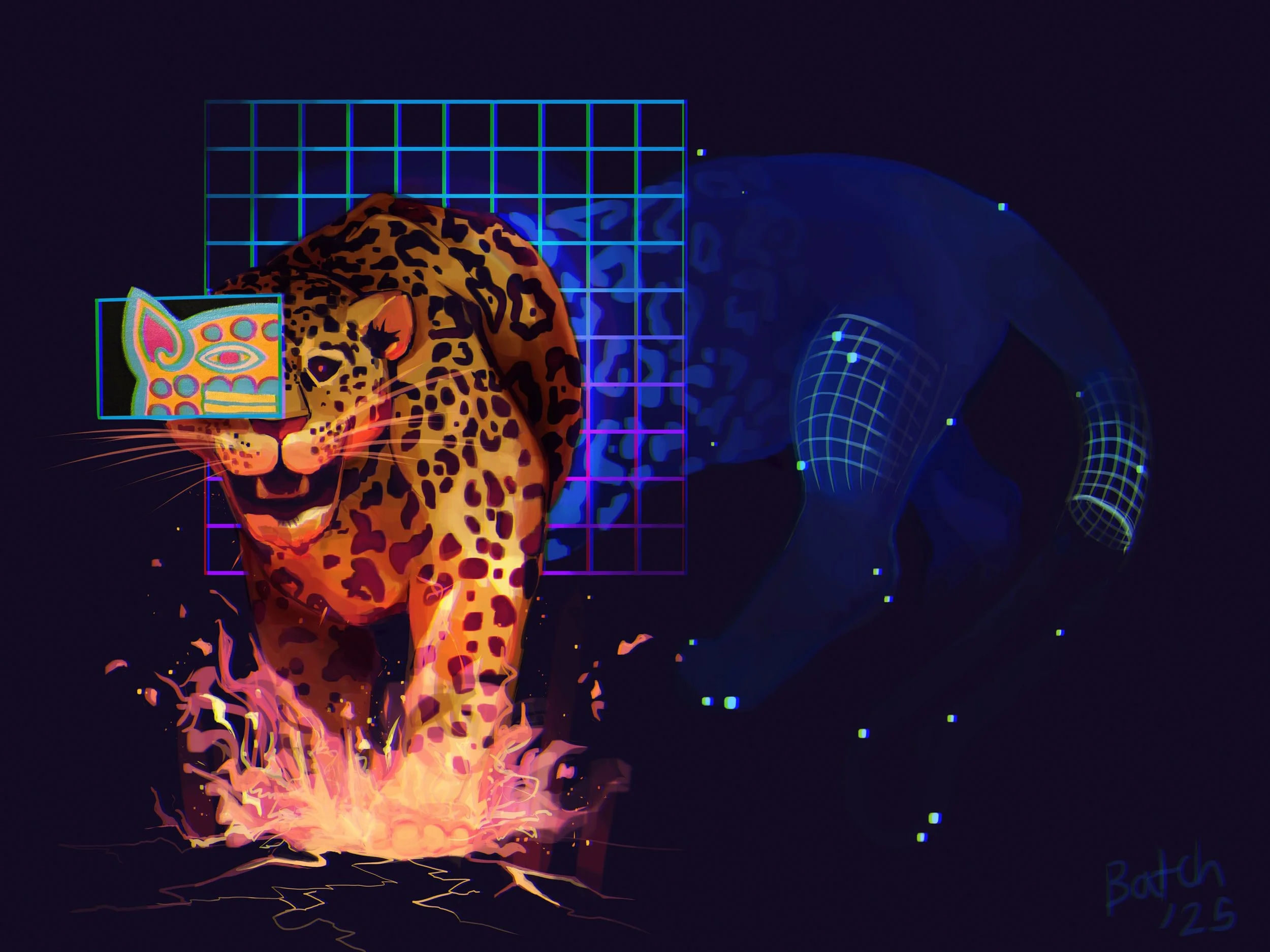 Interdimensional space jaguar (2025)