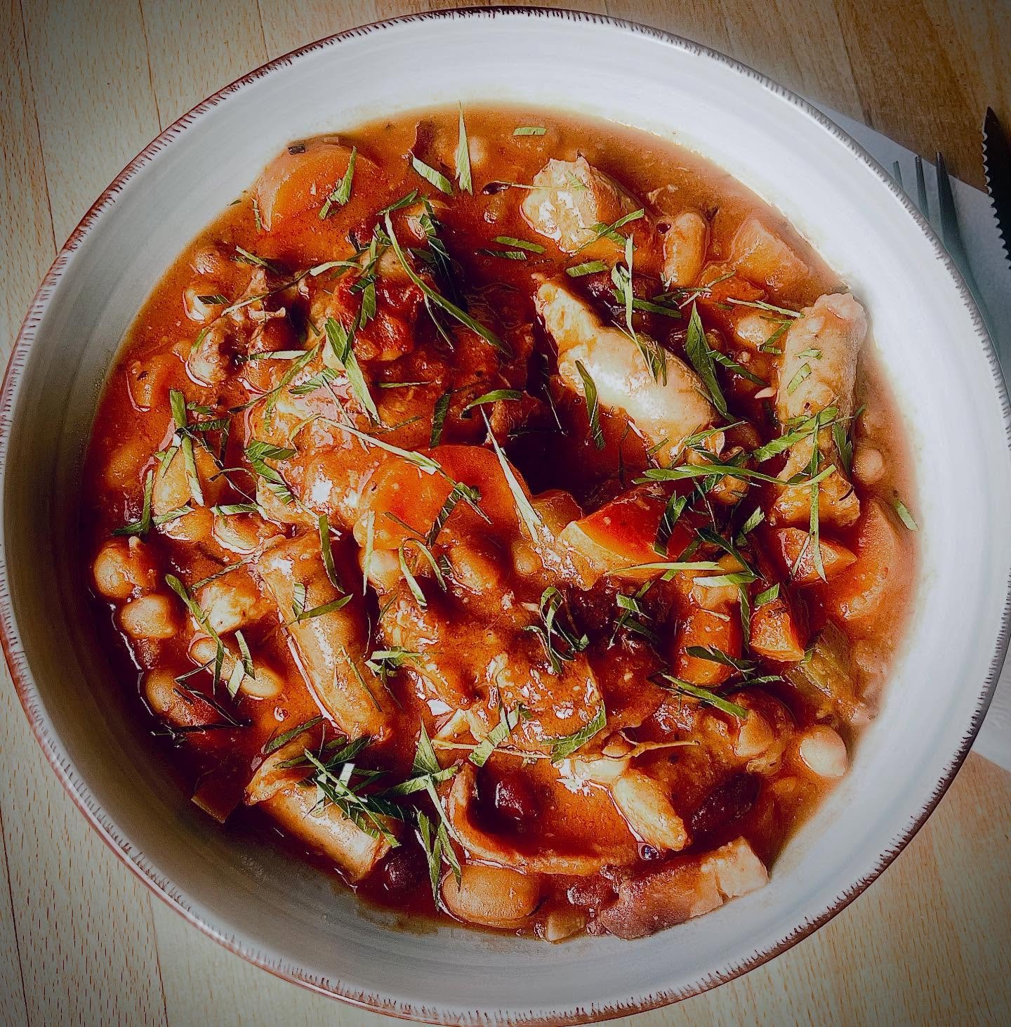 Cassoulet - there is not much to say .. rich of red wine 🍷 rich of flavours 🤤 French food is a French food 🥘 #food #foodporn #foodpassion #foodphotography #manchester