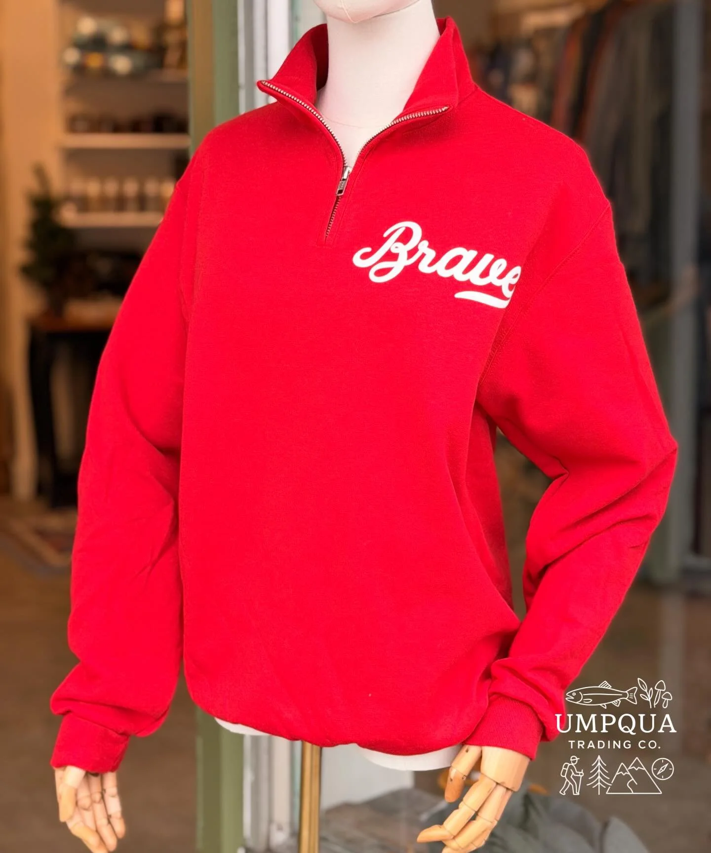 New drop at Umpqua Trading Co: Brave Half-Zips.
Soft. Classic. Built for showing school pride.
Come grab yours, perfect for campus, weekend hikes, and all the in-between.