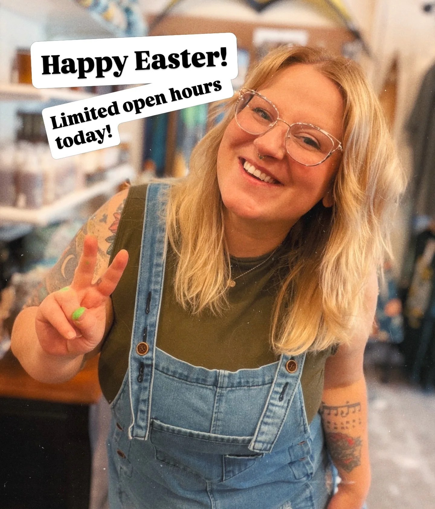 Happy Easter Ya&rsquo;ll! The shop will be open limited hours today 12-2pm ❤️ catch us in between your holiday festivities!