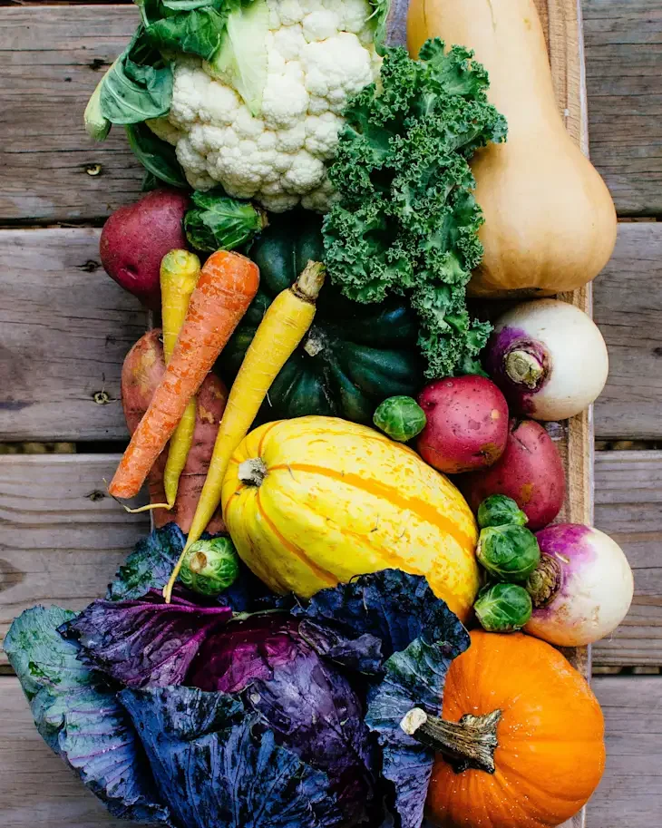 A Surprising Autumn Mash: Red Cabbage, Pumpkin, Carrot & Potato