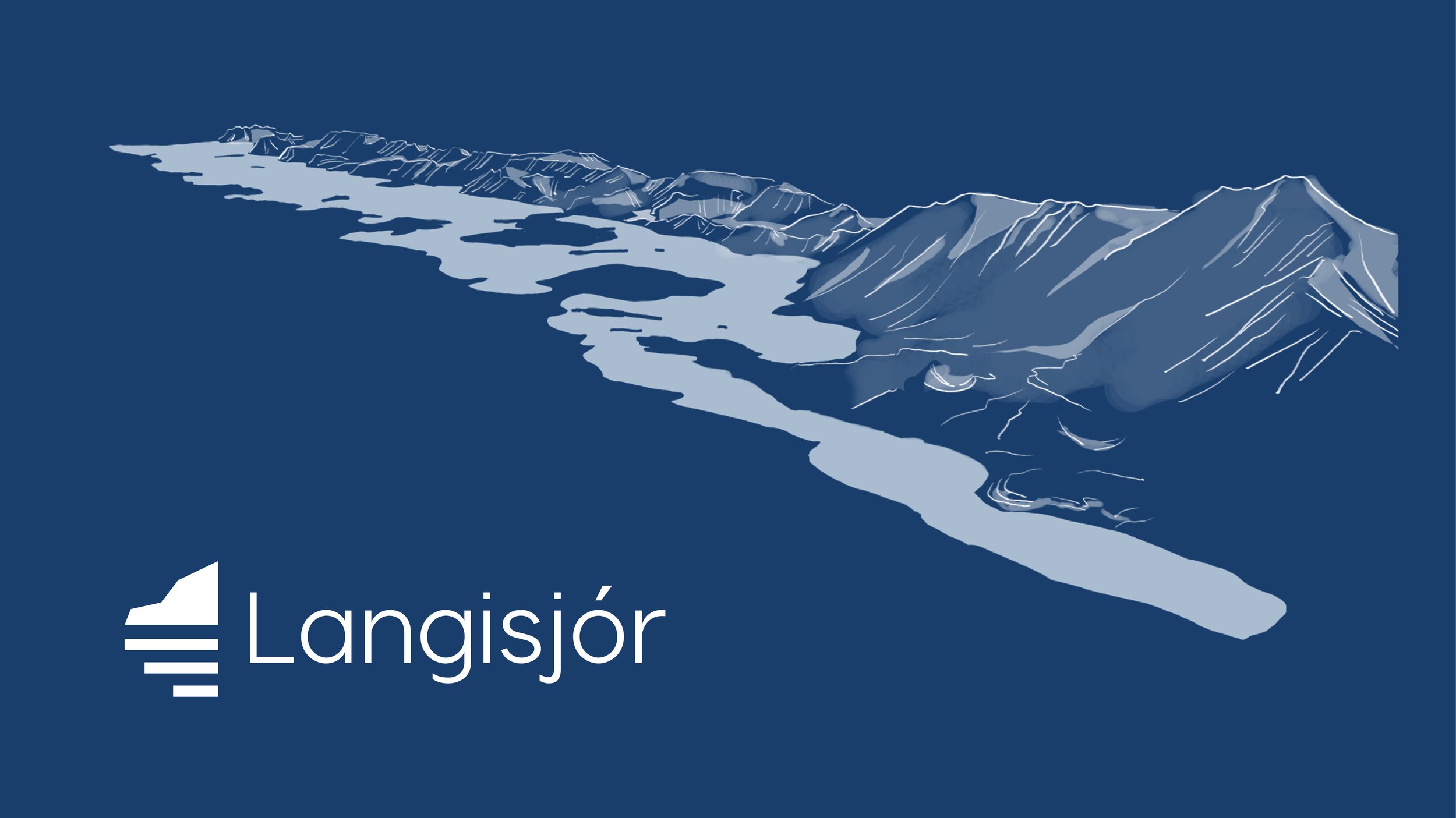 Langisjór mynd með logo