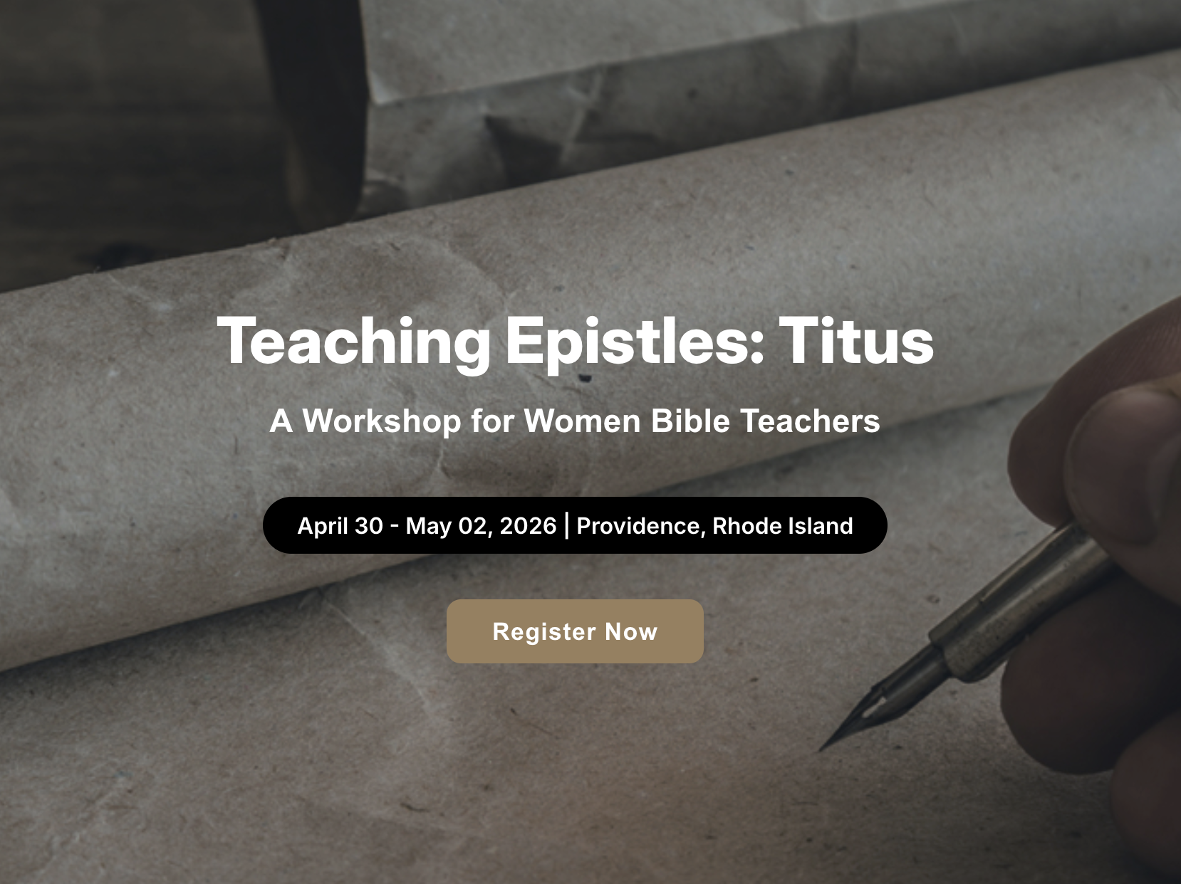 Simeon Trust Workshop - Rhode Island