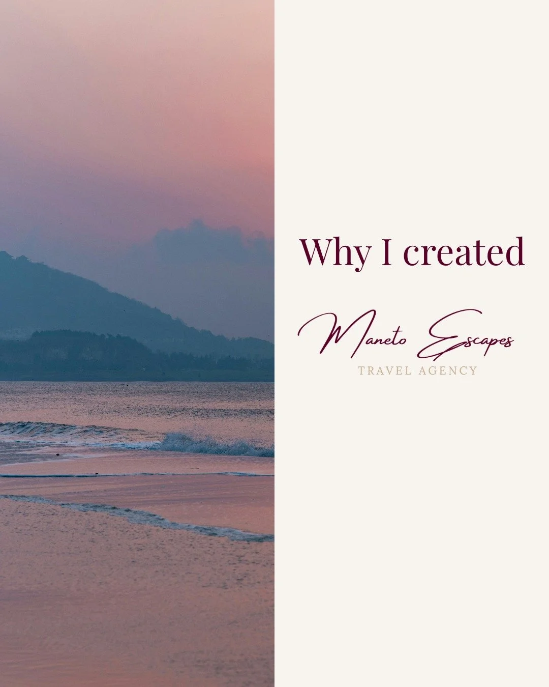 A little on why I created Maneto Escapes. ✨

Because I believe luxury travel should feel seamless.

After years working across international travel and events, I saw first-hand how transformative thoughtfully designed travel can be.

Maneto Escapes w