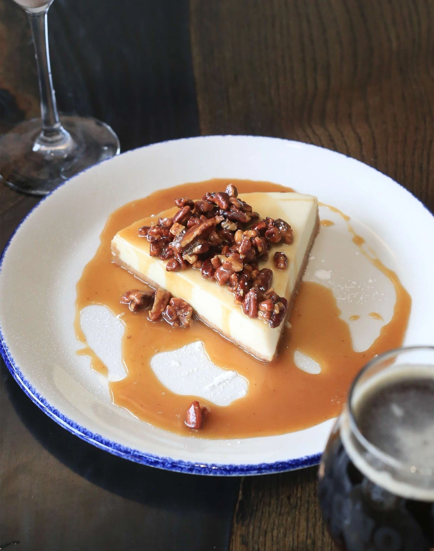 Sweet tooth approved. Our dessert special this month is a classic NY-style cheesecake topped with rich caramel and toasted pecans &mdash; pure indulgence.
Pair it with a Secret Stache for the perfect sweet finish.
Because let&rsquo;s be honest&hellip