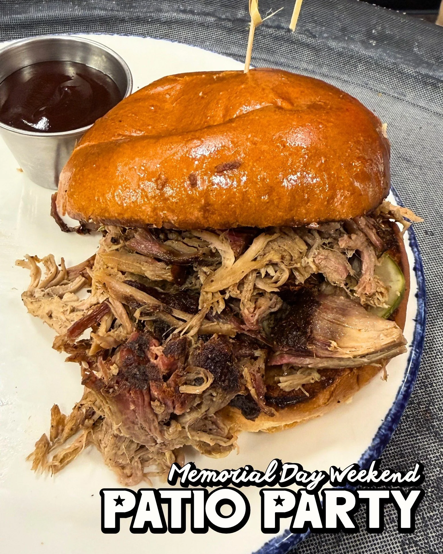 Patio season is calling ☀️🍻
Today and Tomorrow!

Join us at Honor Brewing Fairfax for a TWO-DAY Patio Party May 22nd &amp; 23rd! We&rsquo;re bringing the vibes all weekend long with:

🔥 BBQ specials - Pulled Pork Sandwich pictured
🍹 Specialty cock