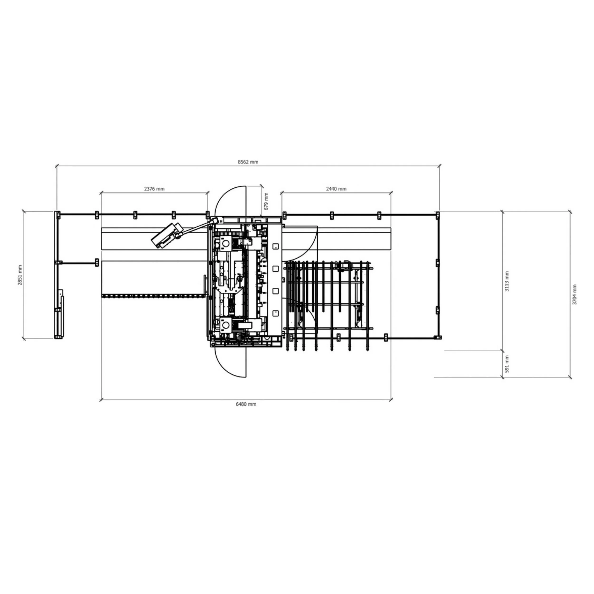 ADM 612-MST example layout drawing