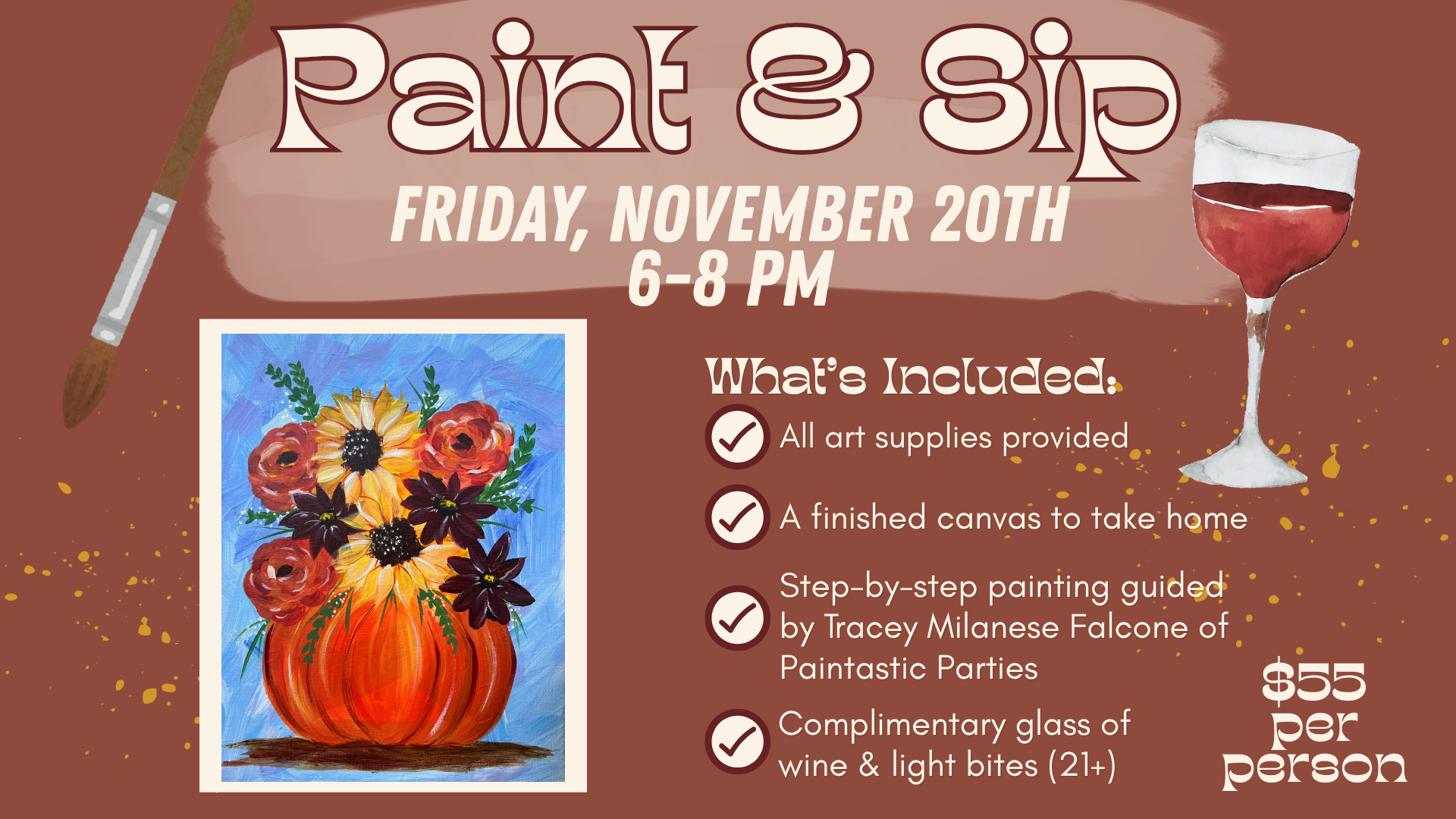 Paint &amp; Sip