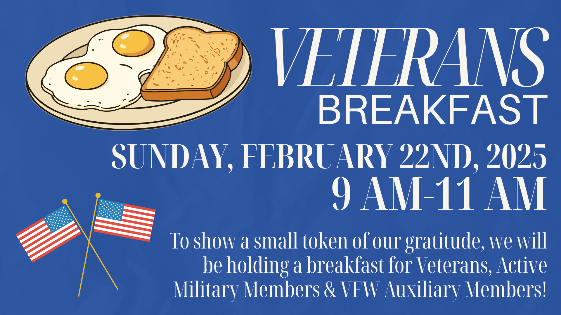Veterans & Active Military Breakfast