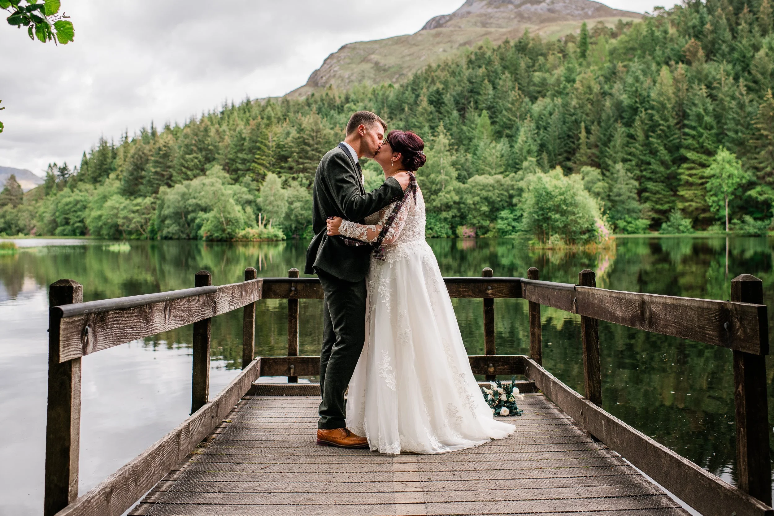 Wedding ceremony at Glencoe Lochan