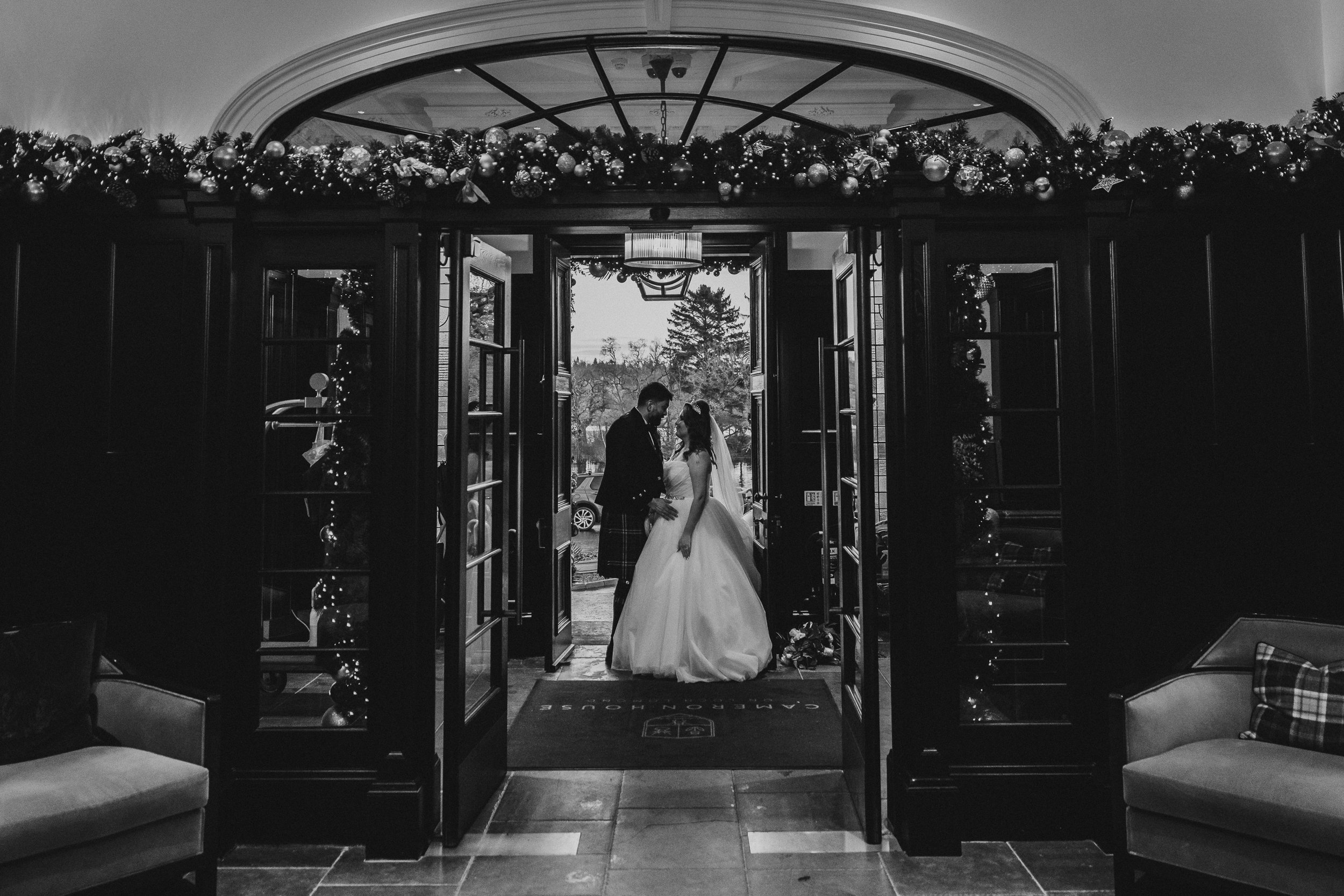 Cameron House Entrance Wedding