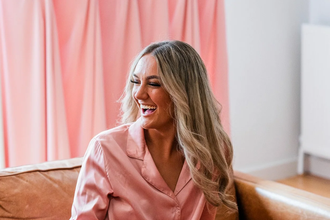 Candid bridal preparation Rufflets St Andrews
