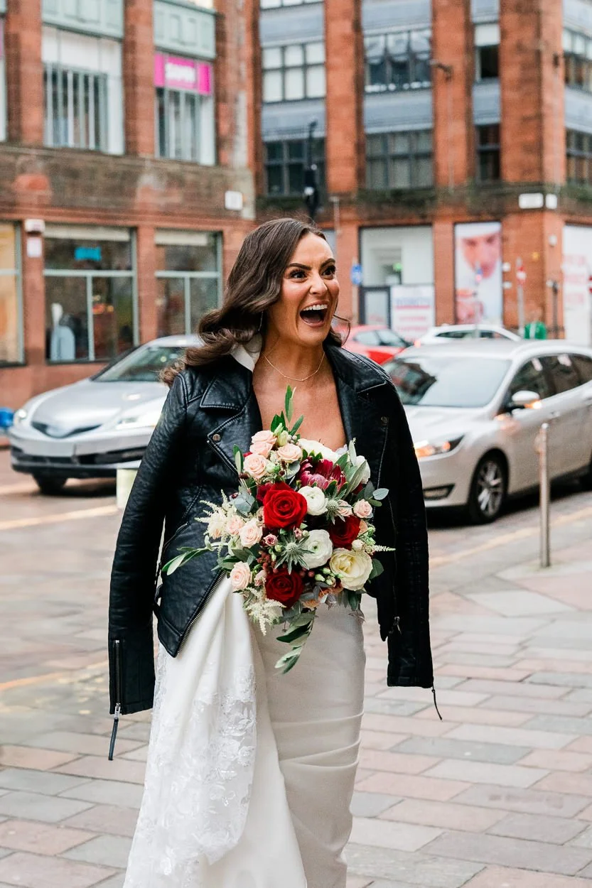 Bride arrival at Citation Glasgow