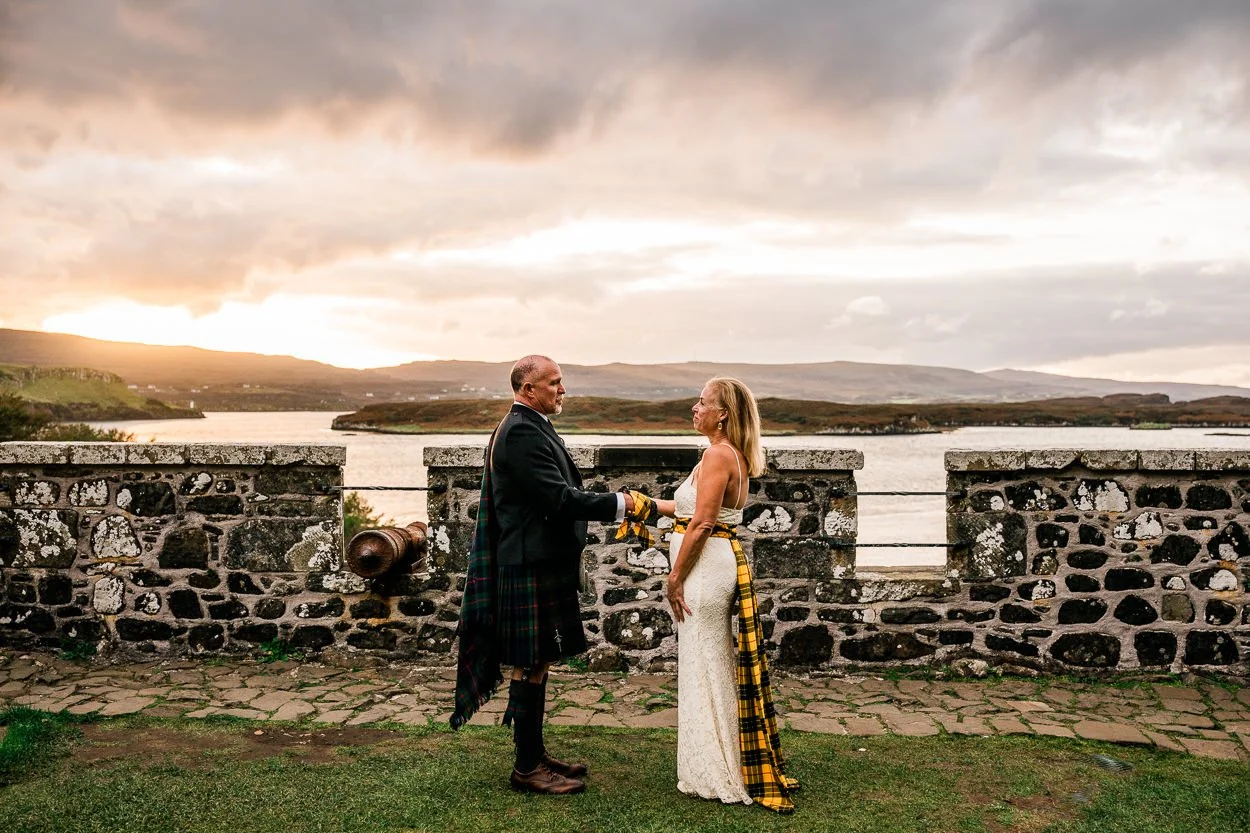 Wedding ceremony at Dunvegan Castle