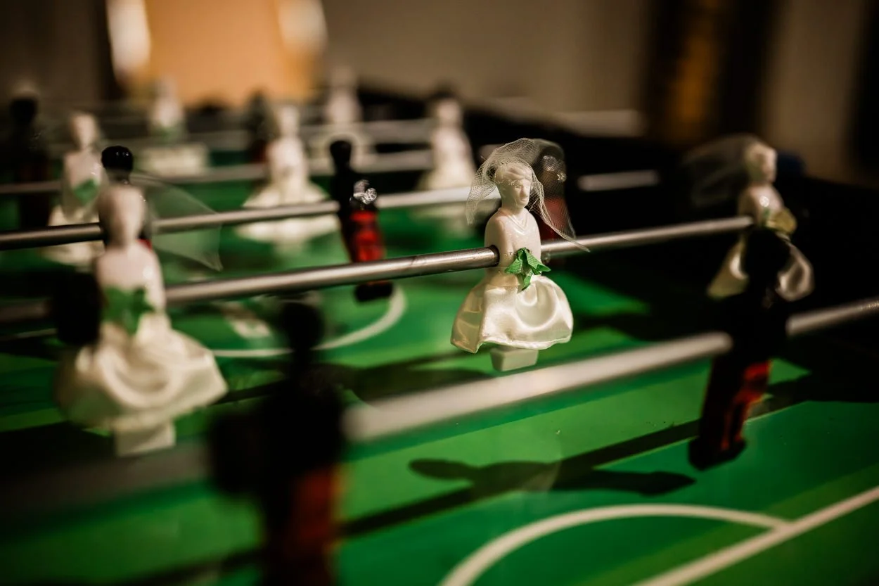 Bride and Groom Foosball Table