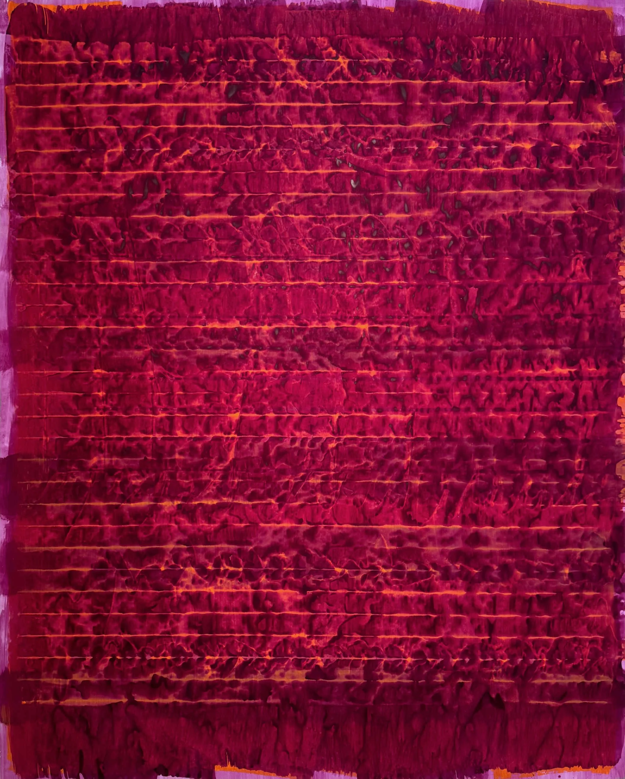 Rauchig - 148 x 182cm, Vinyl/Papier