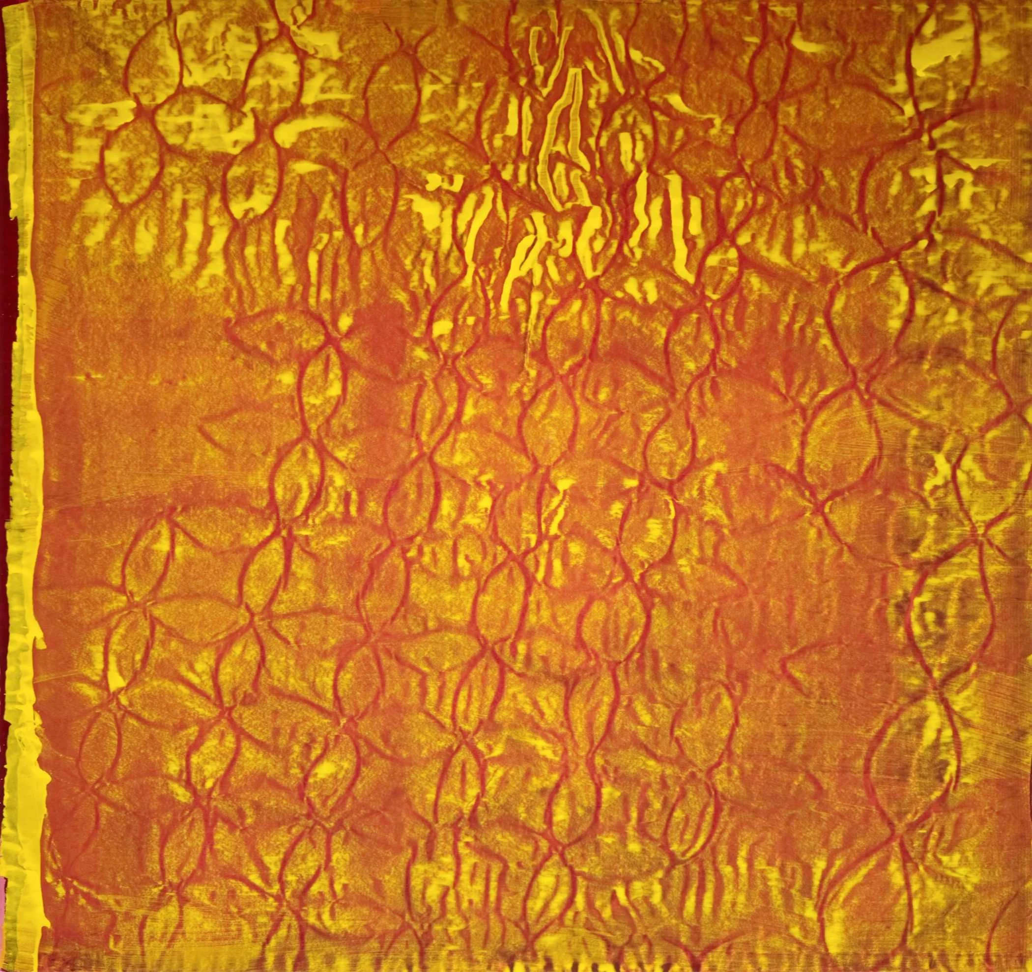 O.T. - 150 x 149cm, Vinyl/Papier 