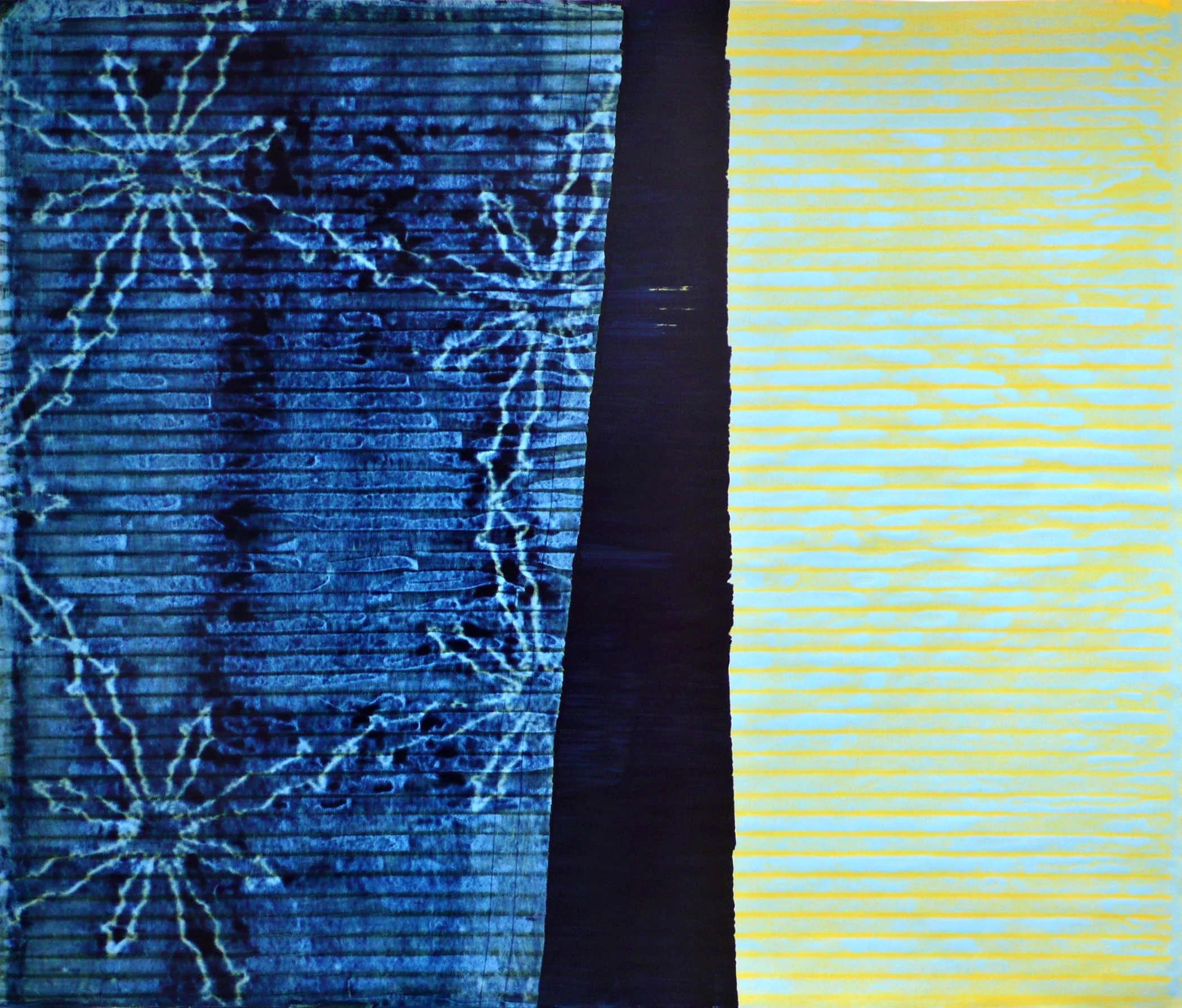 Grenzbereich - ca. 165 x 148, Vinyl/Papier