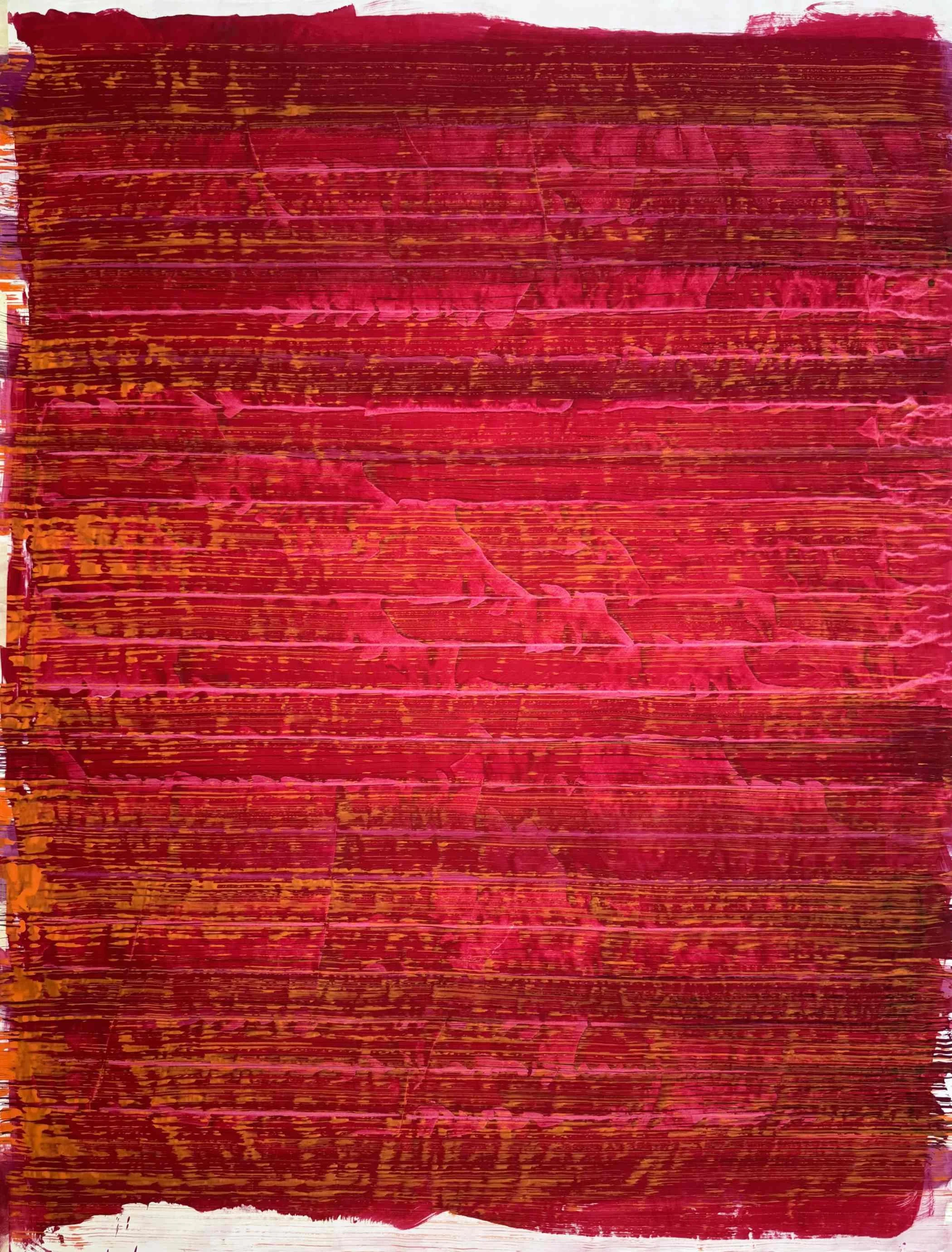 O.T. - 149 x 179cm, Vinyl/Papier