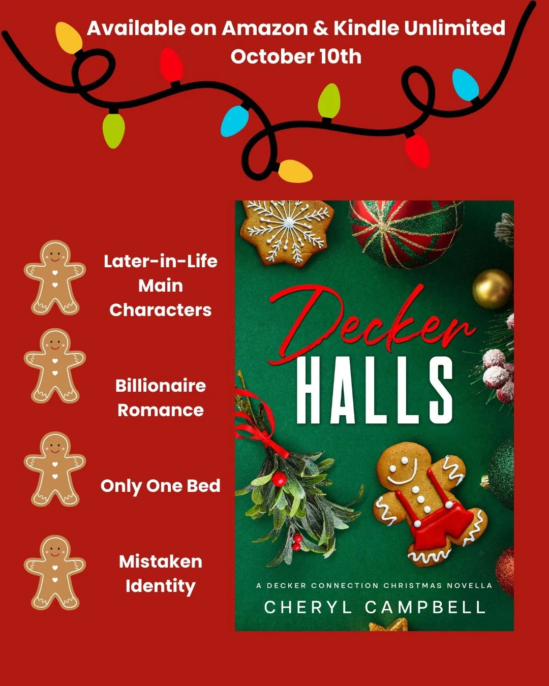 I can't wait a minute longer to share the cover for Decker Halls! I so freaking excited for you to meet Sully Decker and Cynthia Newsome. You're gonna have all the feels with this one! Thank you @katsliteraryservices for giving these characters a pol