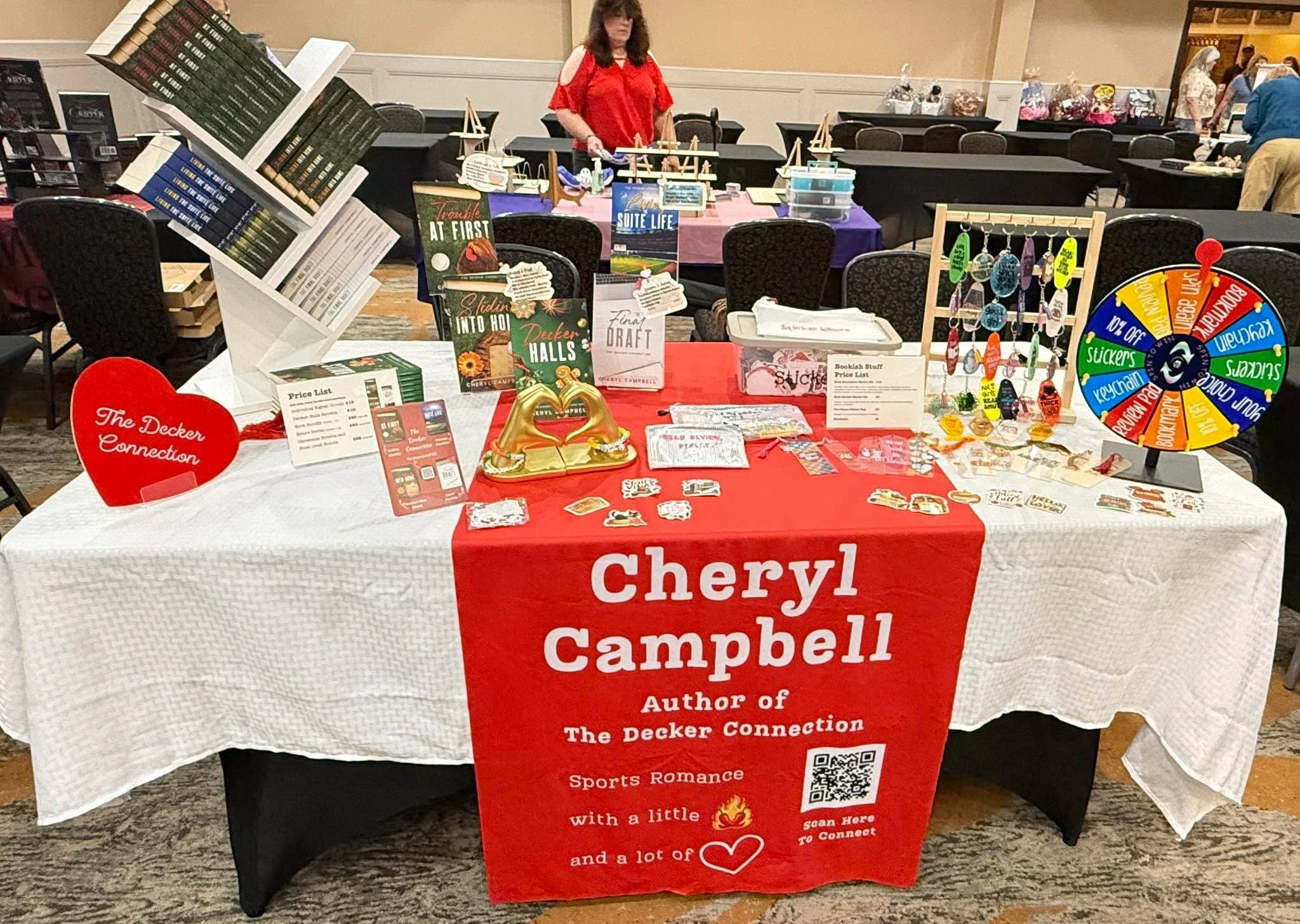 Set up and ready for Chaos in the Carolinas tomorrow in Asheville. Oh, is that Decker Halls I see?