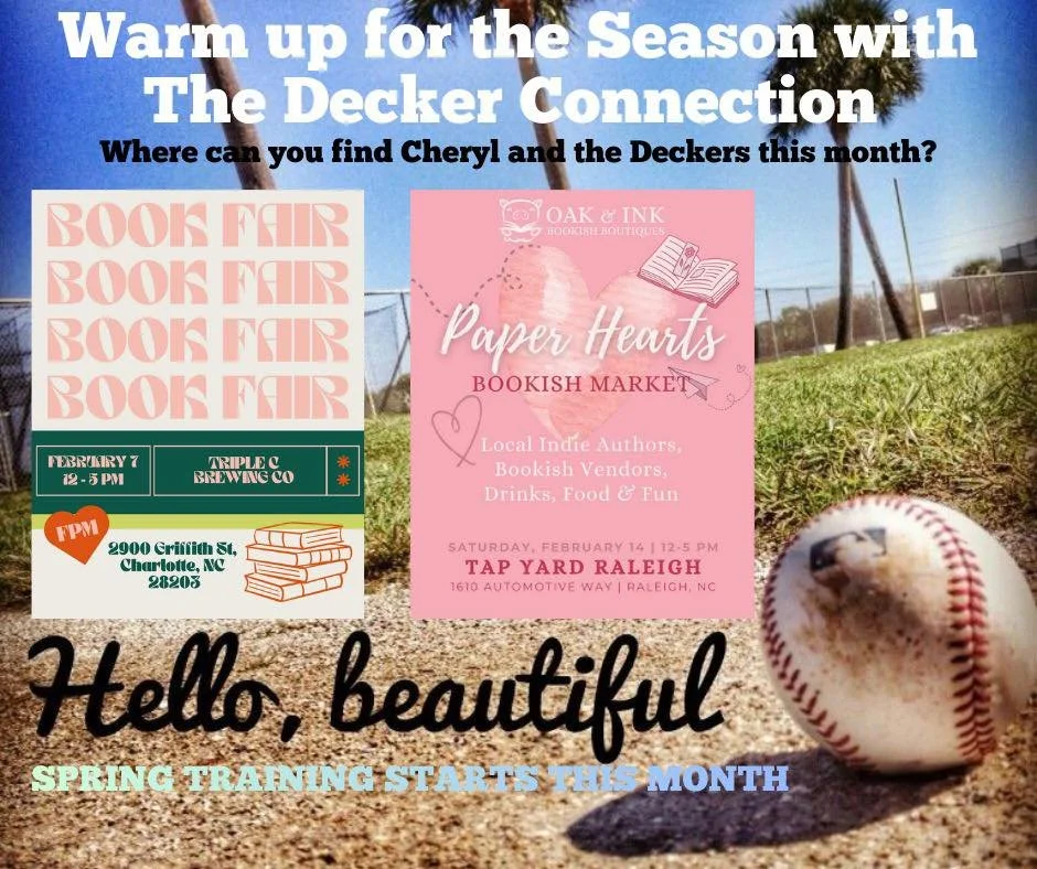 There may be snow on the ground, but baseball and book signings are warming up!! Come see me at one of these fun signings in Charlotte and Raleigh.

#bookfair #baseballromance #BaseballSeason #springtraining