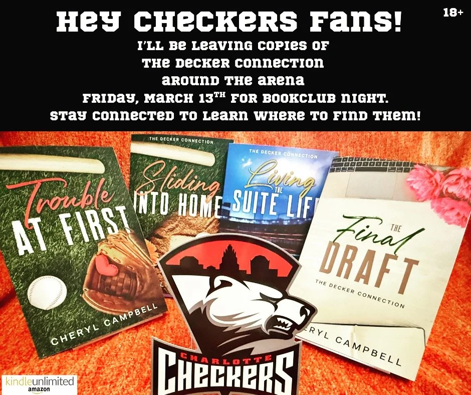 This Friday, March 13th the @checkershockey are celebrating Book Club night. I'll be there with The Decker Connection and will have books hidden throughout the arena. Follow me here for clues on Friday where to find the books throughout the game.Chec