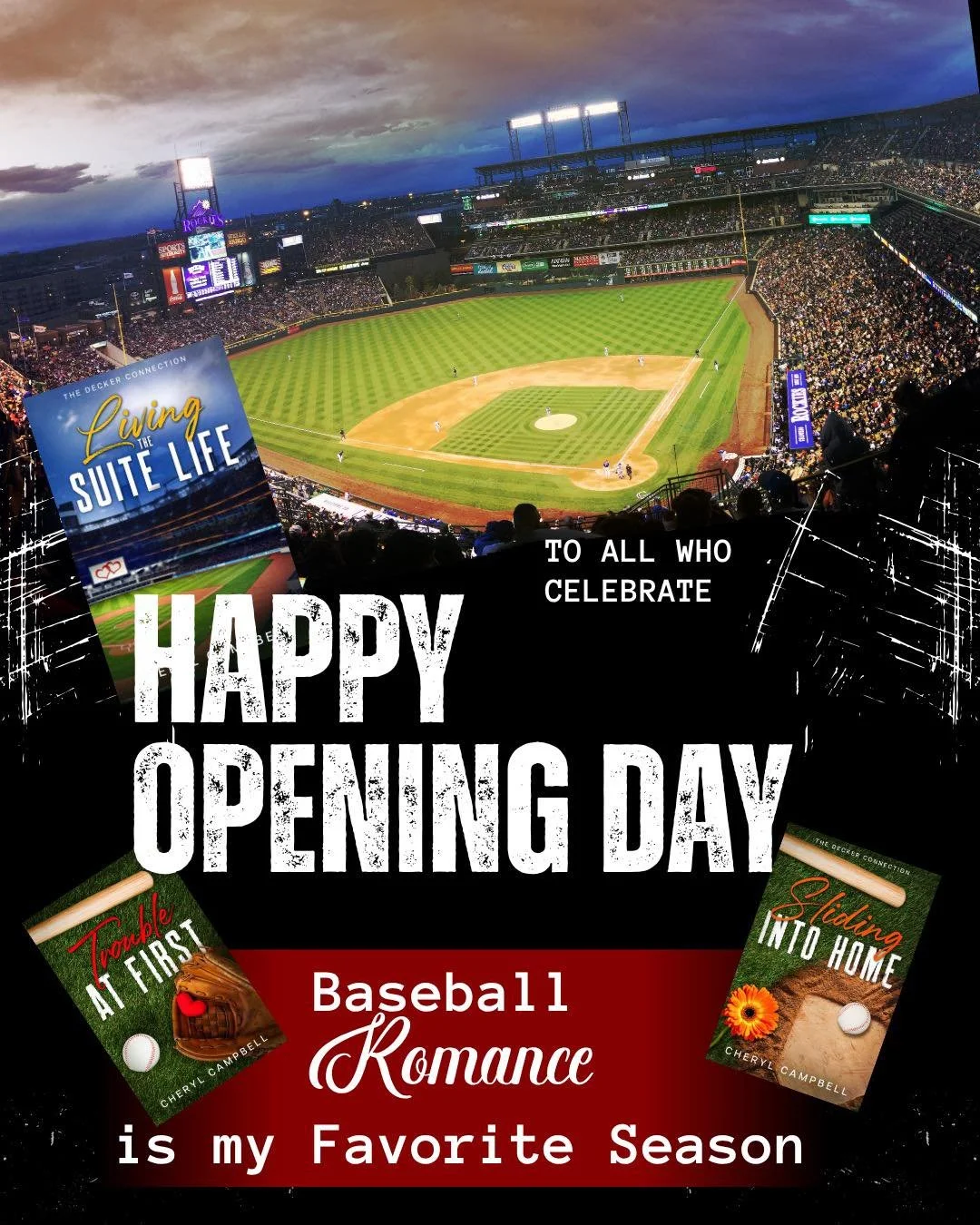 It&rsquo;s officially baseball season &mdash; and Living the Suite Life is 2 years old! Happy book birthday to my third. And like a third child, it gets fewer pictures, forgotten birthdays etc.even if Xander is one of my favs. I mean grumpy sunshine?
