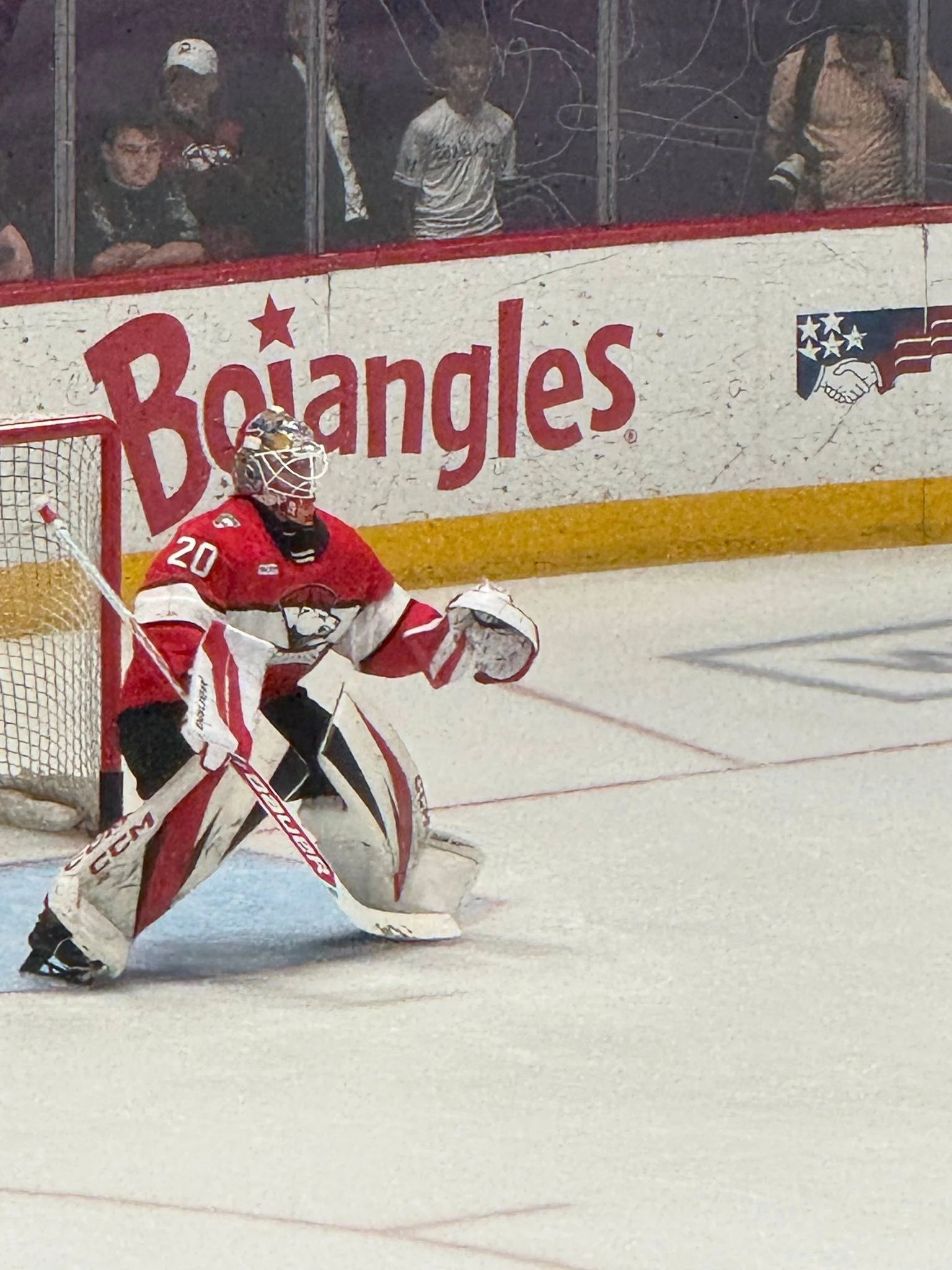 Taking a break from editing to ensure my hockey rom-com is accurate.  These goalies know the Butterfly Position.  Do you? 😎

#hockey #indieauthor #hockeyromcom