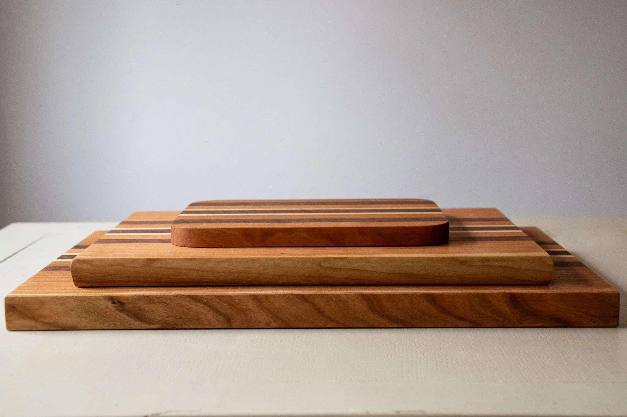 Hand Made Cherry, American Black Walnut and Maple Chopping Boards