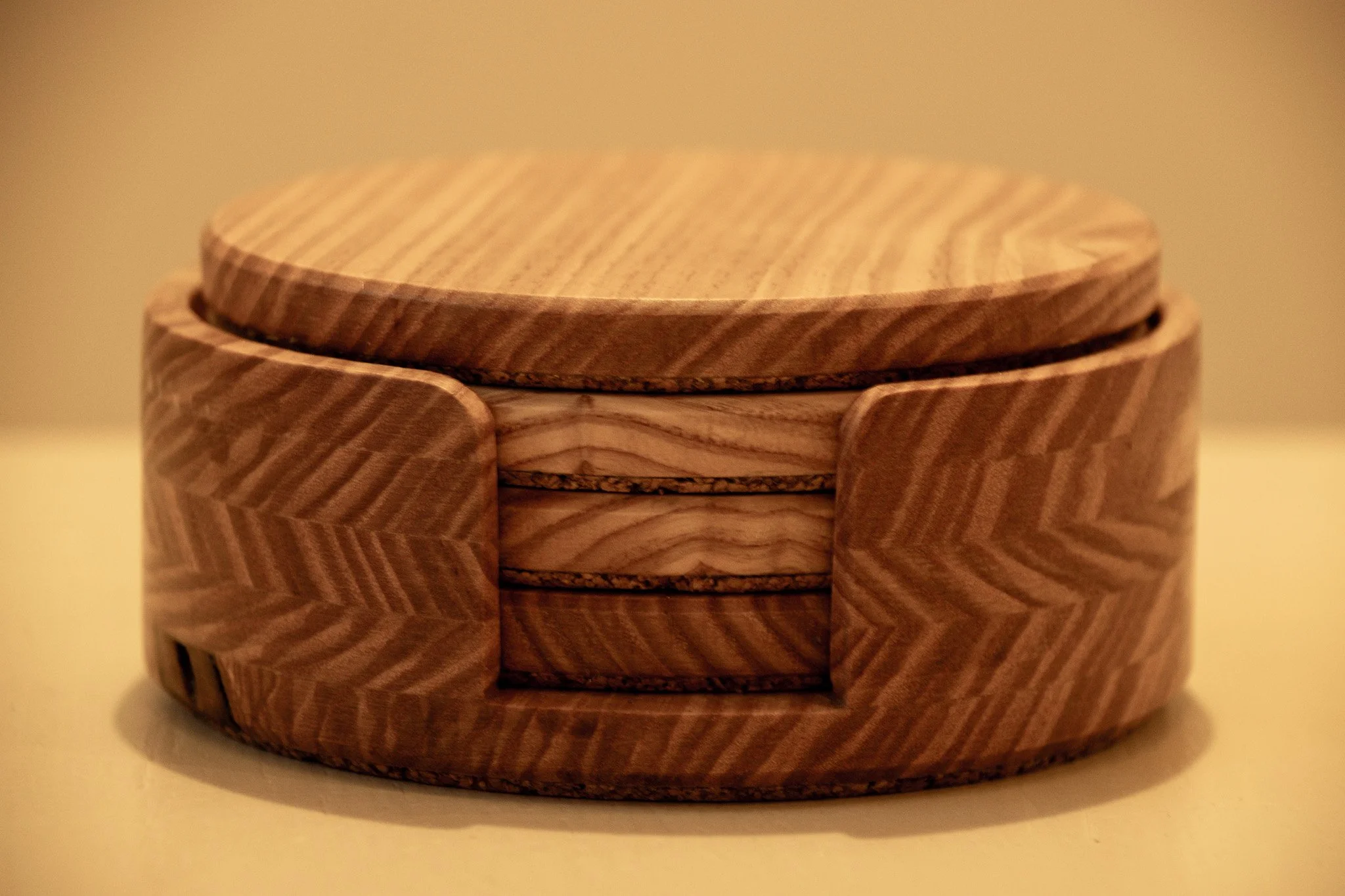 Ash Coaster Set with Holder