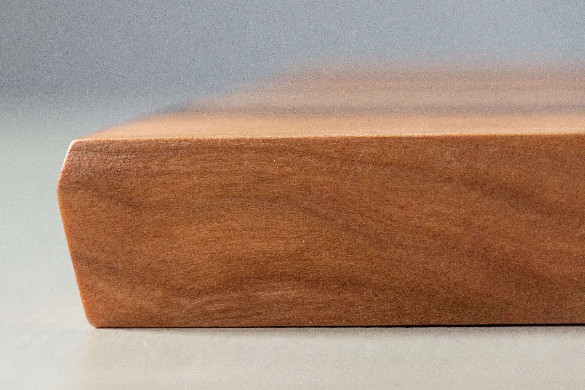 Hand Made Cherry, American Black Walnut and Maple Chopping Board Profile