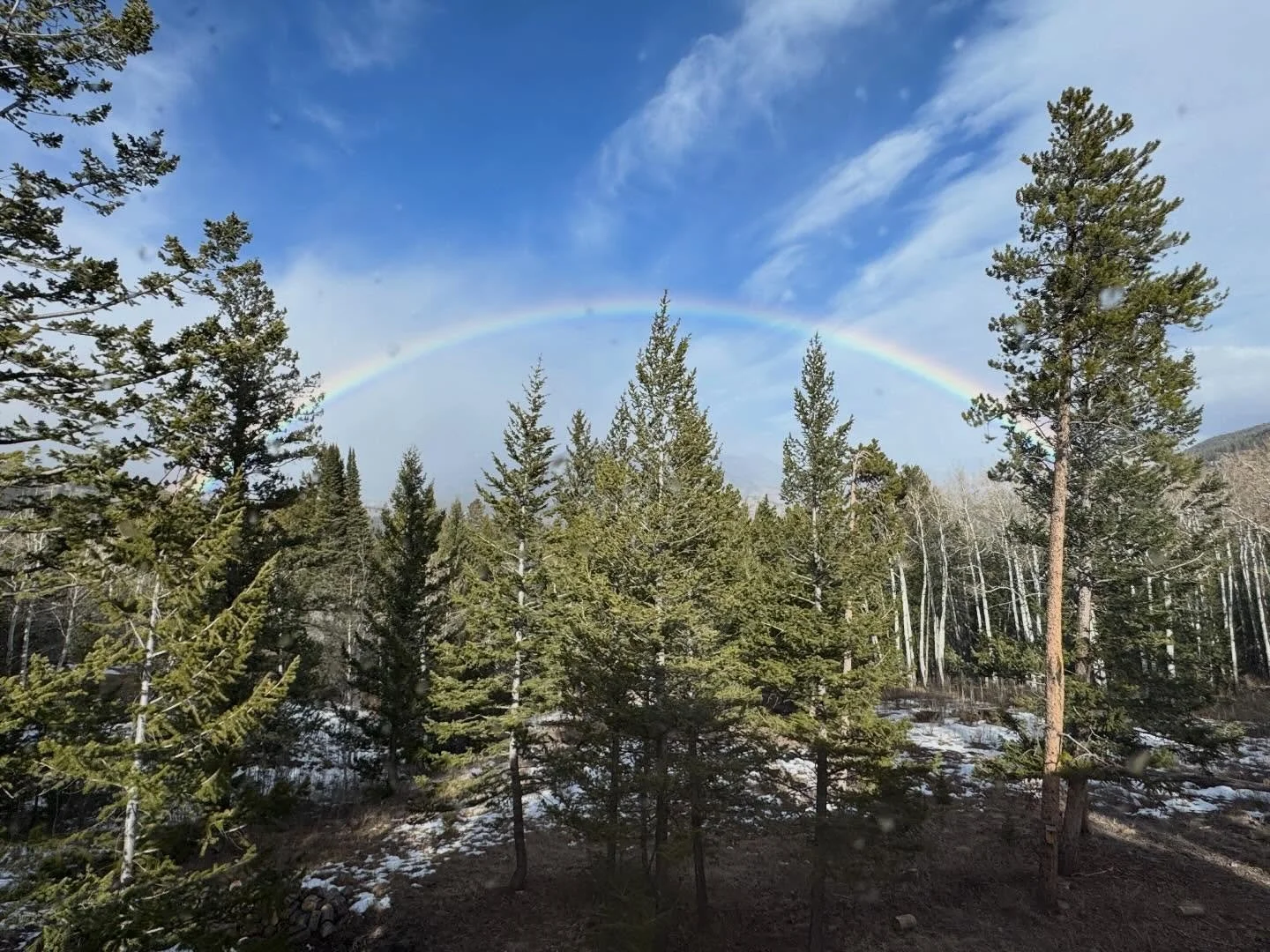 Merry Christmas to all of y&rsquo;all!  It was rainbows and dog walks for the most part today.  Gorgeous evening ahead.  Cheers to you and yours!