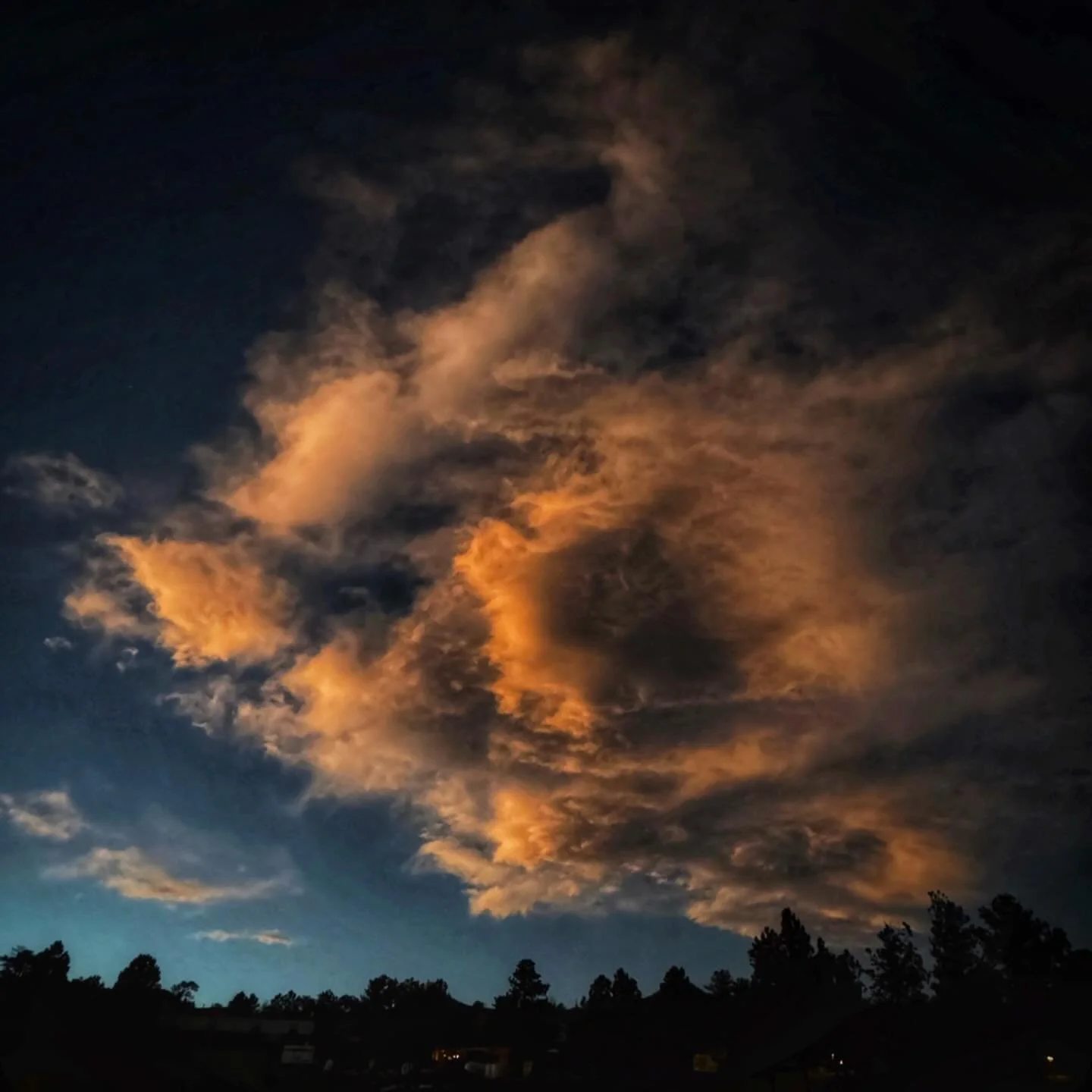 Dusk clouds and subtle colors.  Just a lovely evening with light wind.