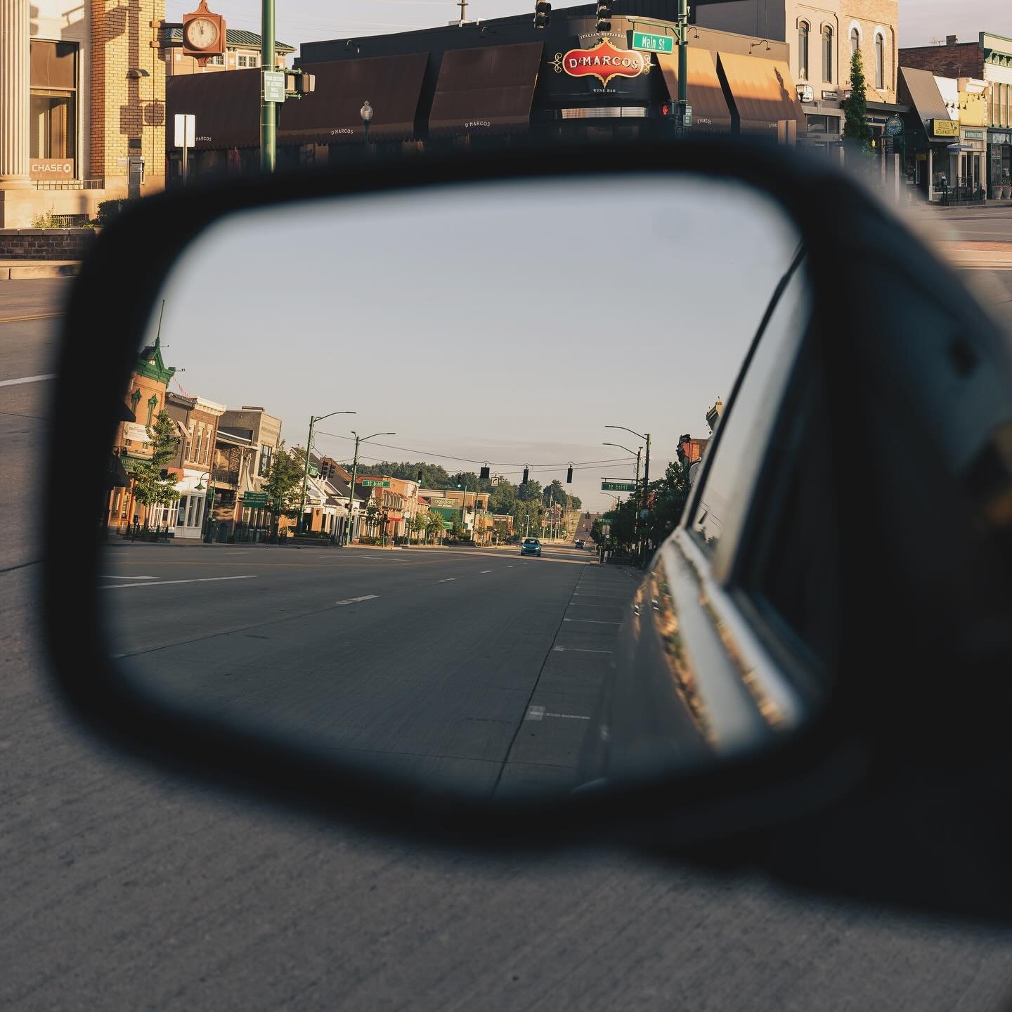 Main St. views.

#rochester #mi #michigan #mainst #stores #drive #rearviewmirror #views #beautifulday #248 #july #street #downtown #shops #home #summer #windowsdown #dessertoasiscoffeeroasters