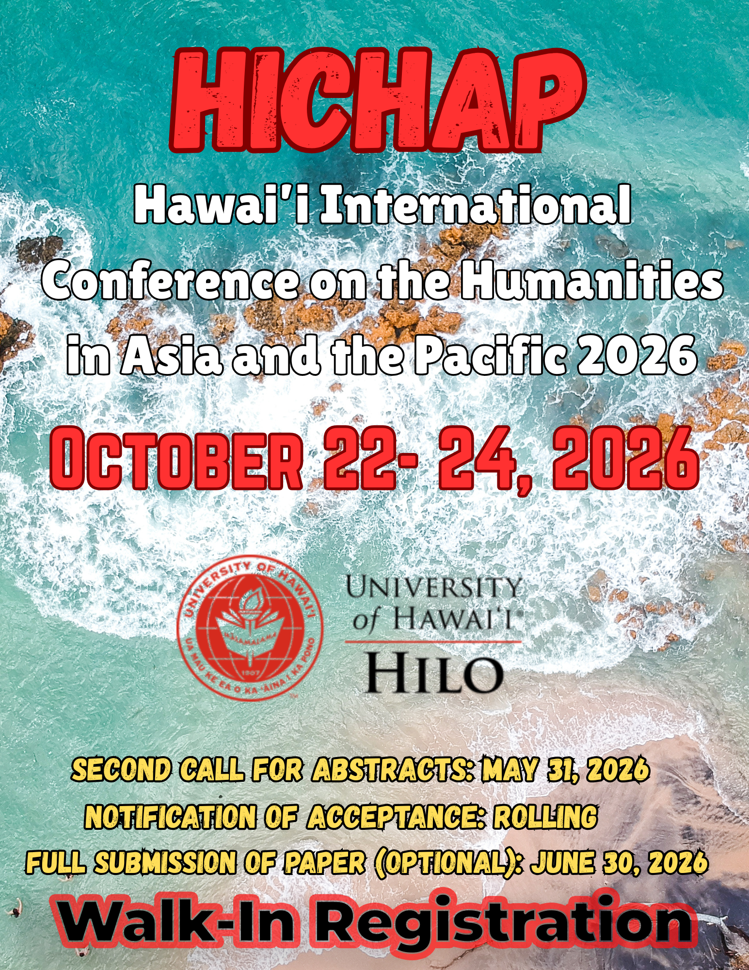 HICHAP- Walk-In Registration -  $475