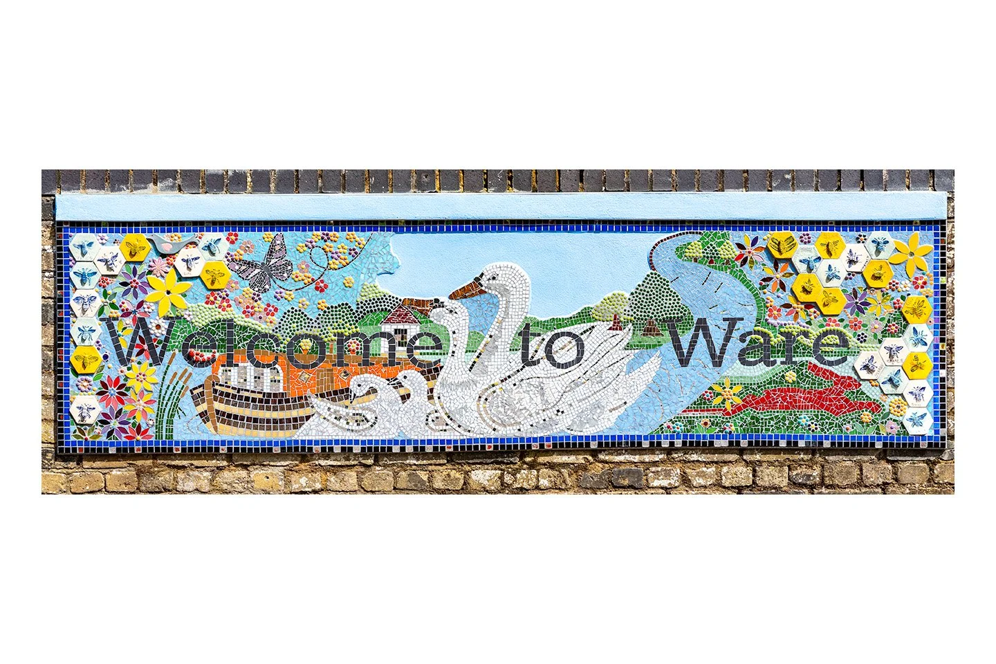 Ware Train Station Mosaic.
New River Line & "Always Bee You" CIC 2024