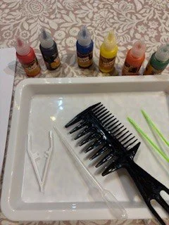 JUNE HALF TERM KIDS - Wednesday 3rd June 2-3pm Marbling Workshop