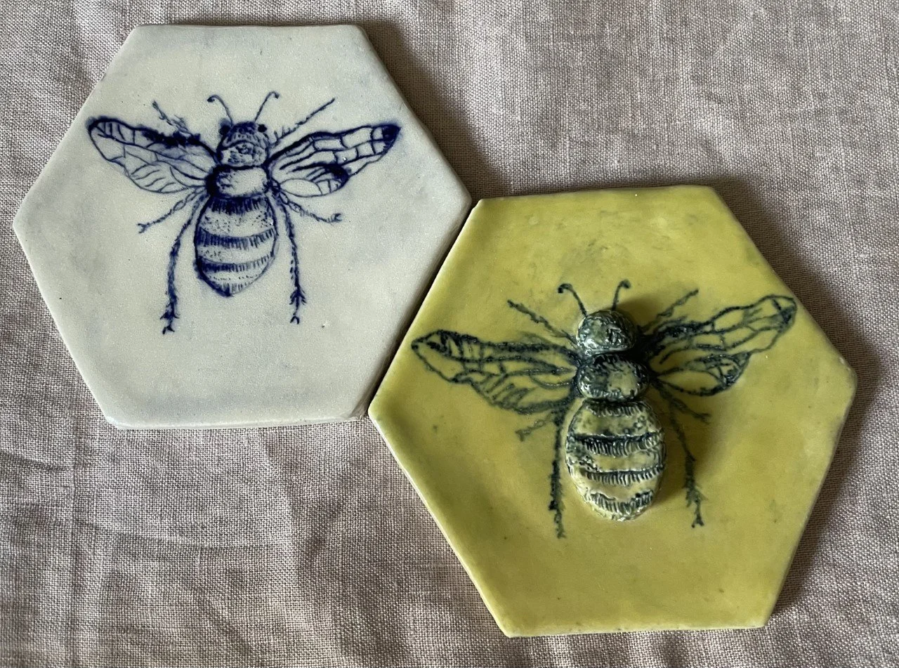 Commission me to make you unique tiles that could be flat or 3D. available in all colours and designs and sizes.