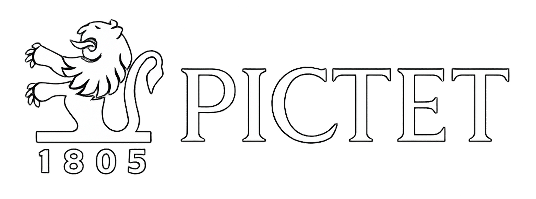 Pictet Bank logo, private bank