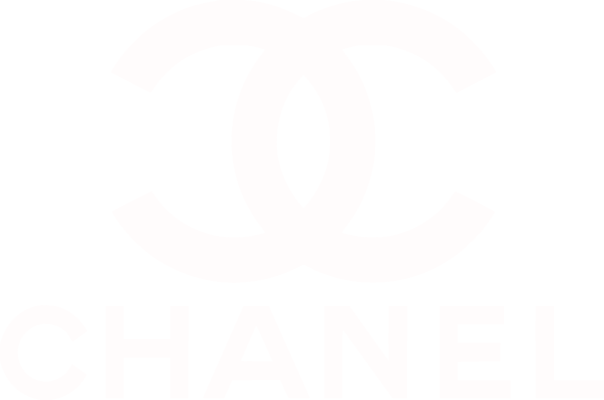 Chanel logo, luxury fashion house