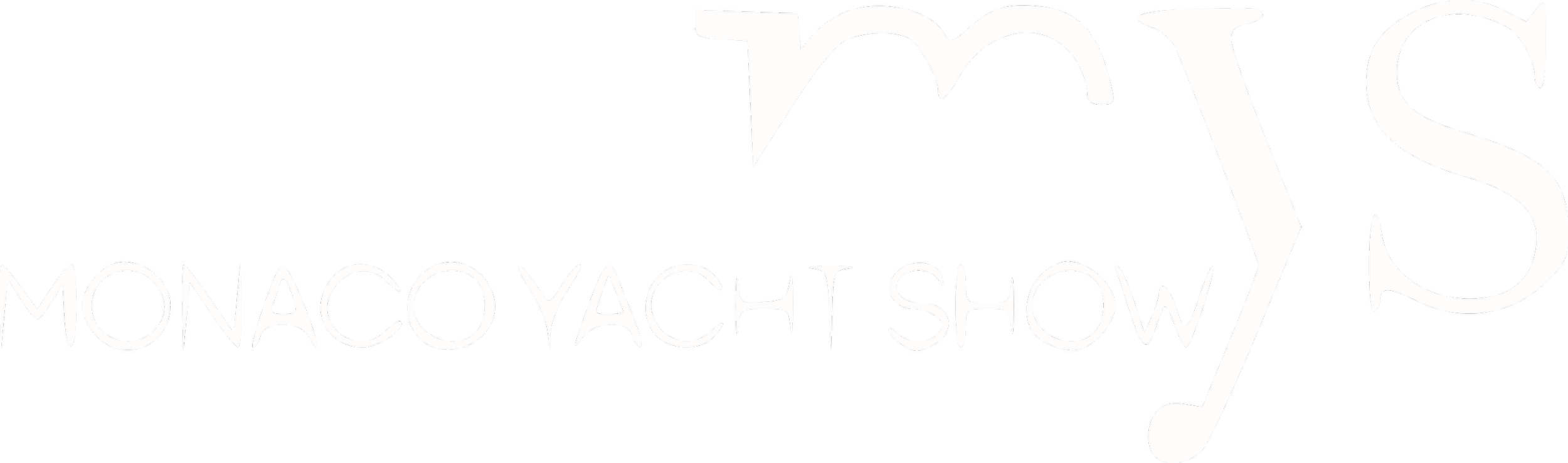 Monaco Yacht Show logo, luxury yacht event