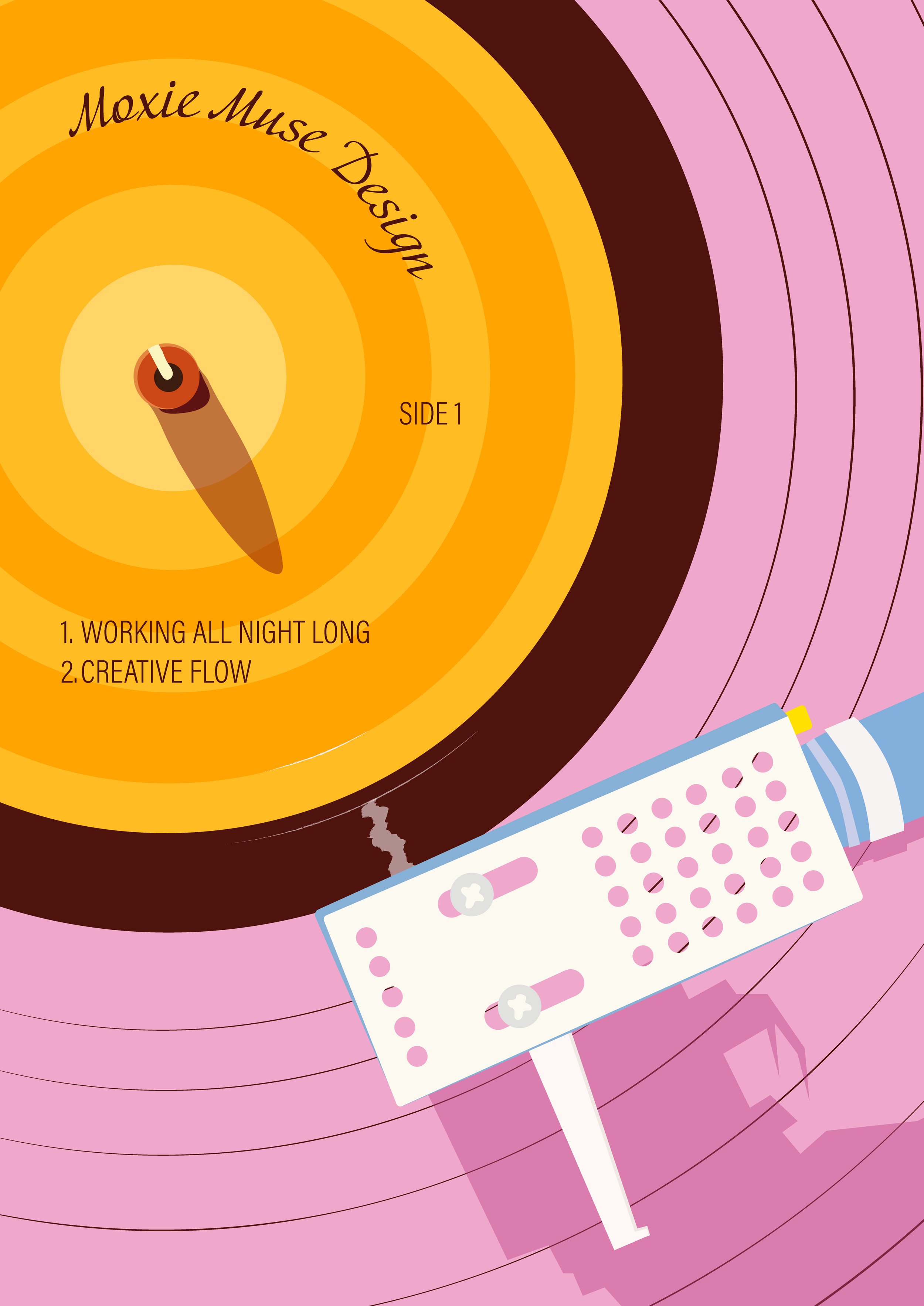 Moxie Muse Record Poster